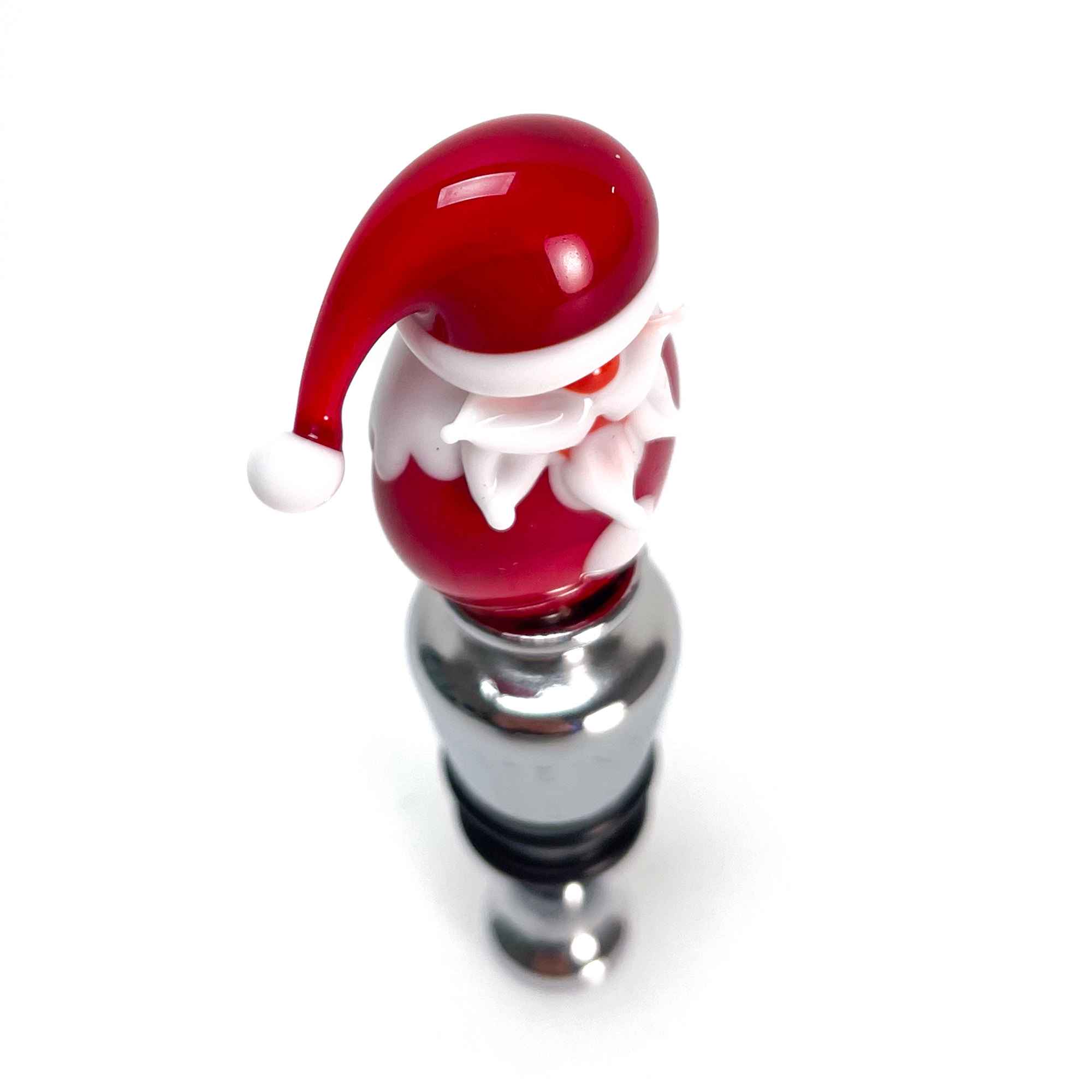 Santa Claus Glass Stopper