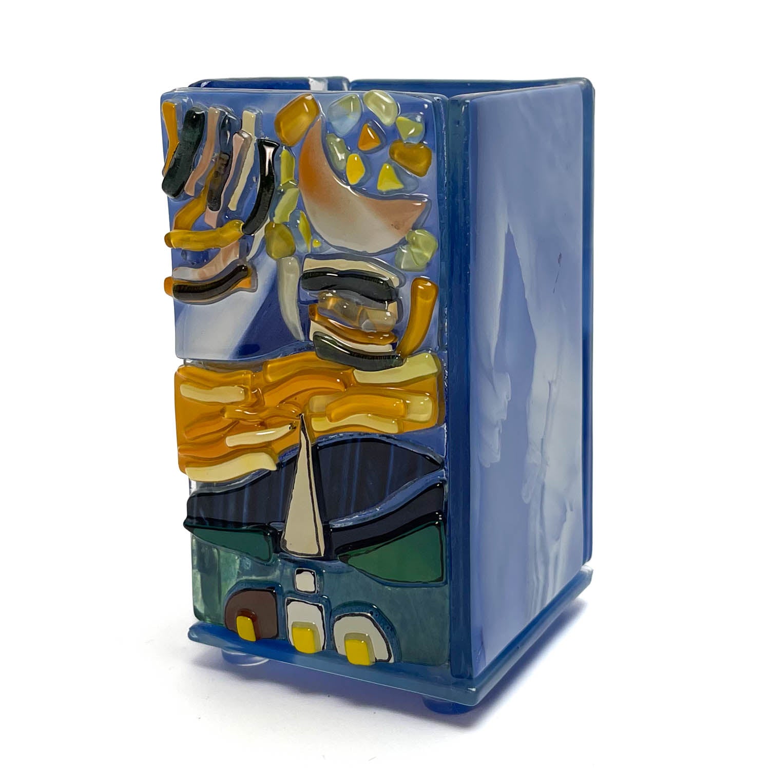 Van Gogh "Starry Night" Mosaic Vase