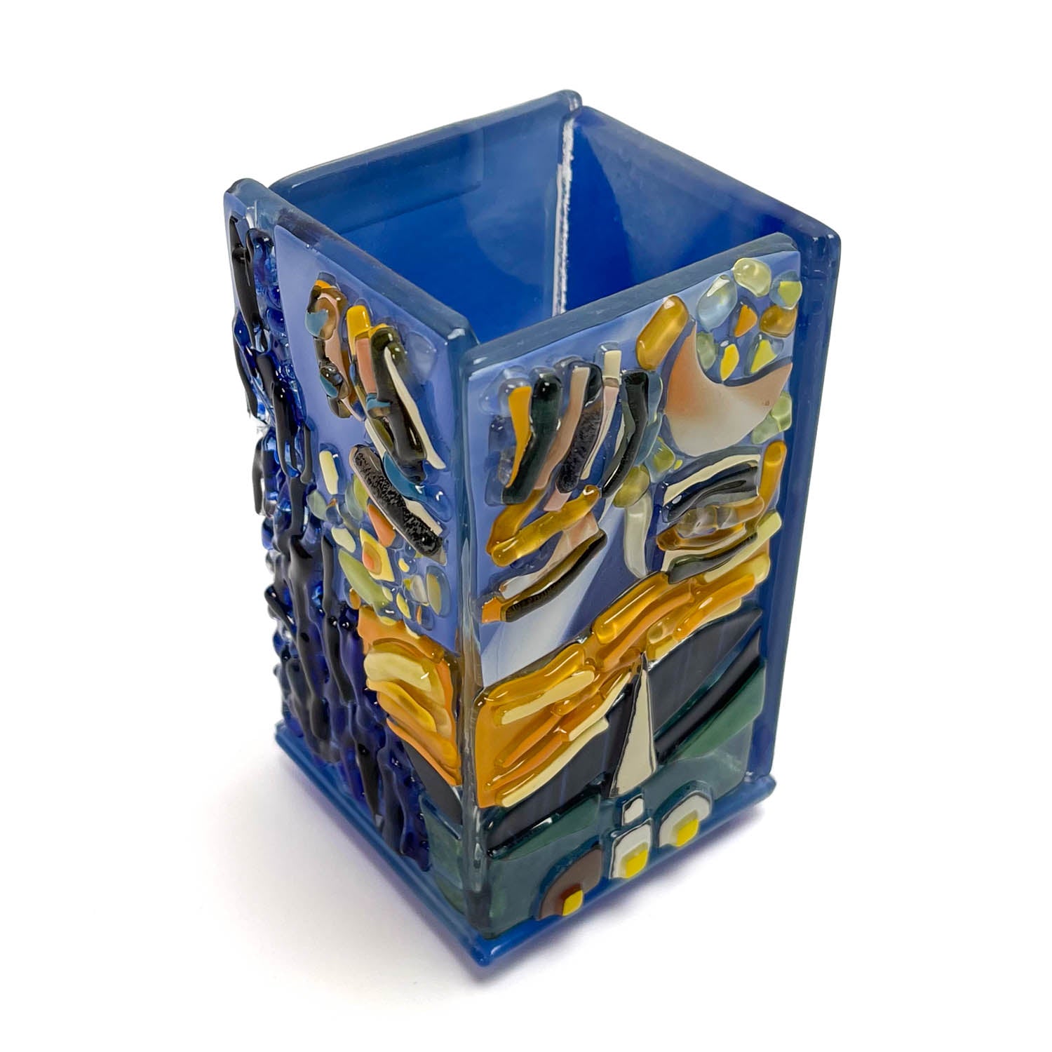 Van Gogh "Starry Night" Mosaic Vase