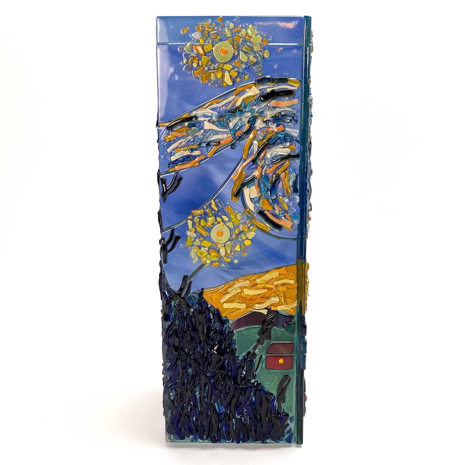 Van Gogh "Starry Night" Mosaic Vase