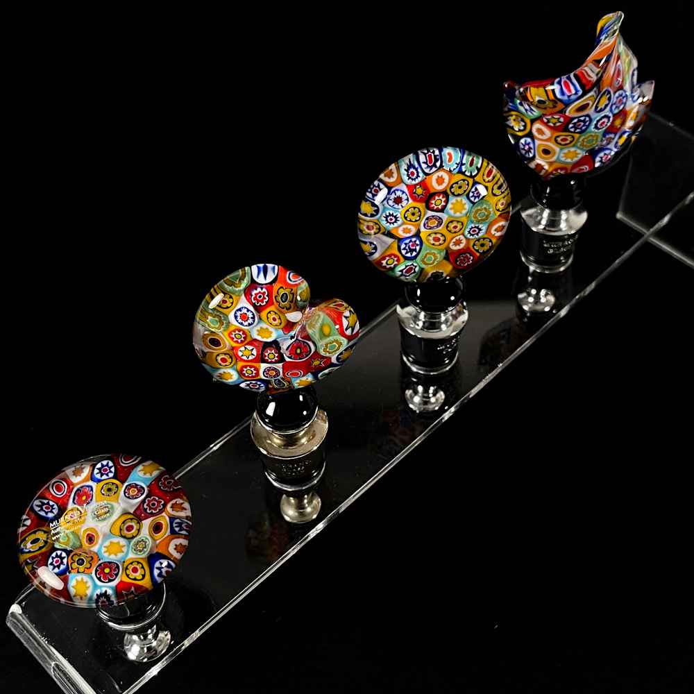 Party - Glass Wine Stopper - Millefiori