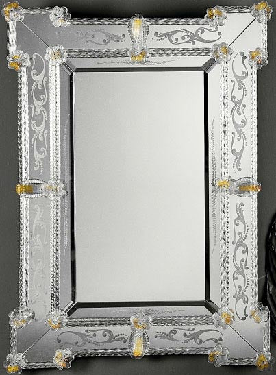 Murano Glass Mirror - Made in Italy