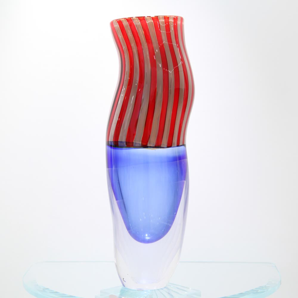 Red Stripes fagiolo vase