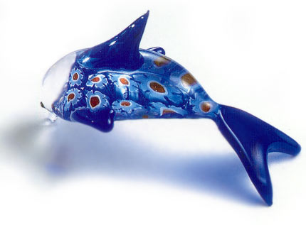 Millefiori dolphin