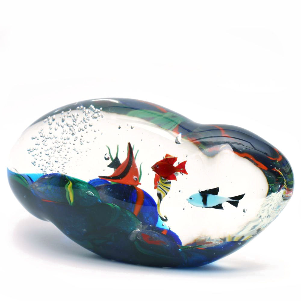 Aquarium Cloud  - Murano Glass