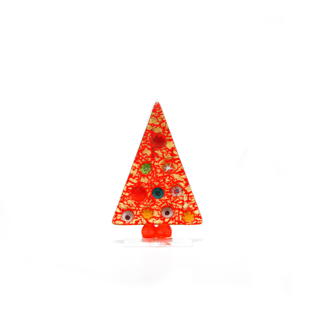 Set of 6 Glass Christmas Tree - placeholders