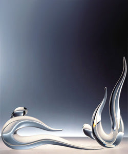 Picasso Gymnast Glass Figure - Vertical