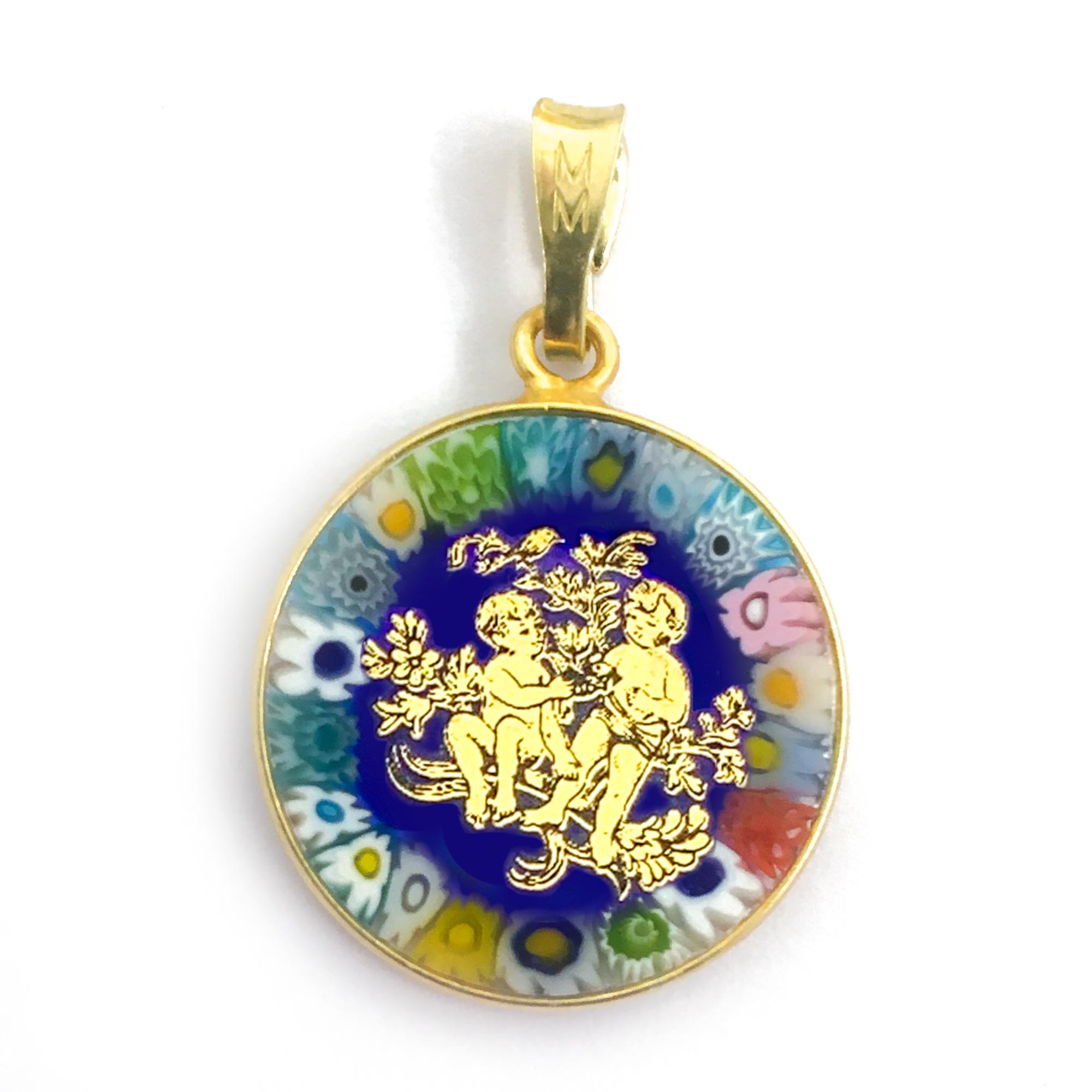 Murrina pendant with Zodiac