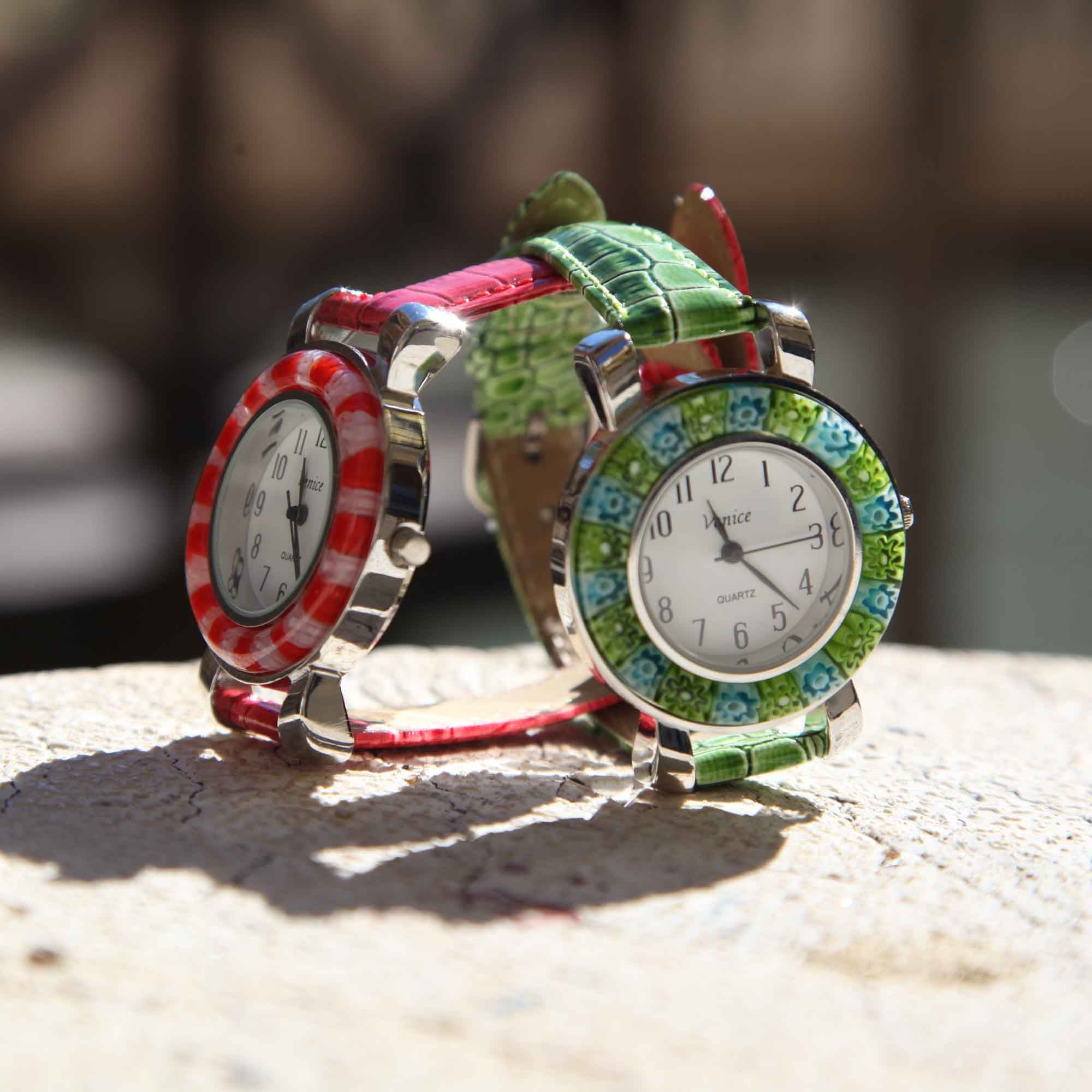 Big Calliope wristwatch - venetian murrine