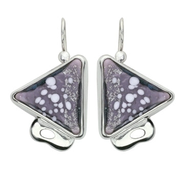 Boucles d'oreilles Niagara - Argent 925 - Verre de Murano