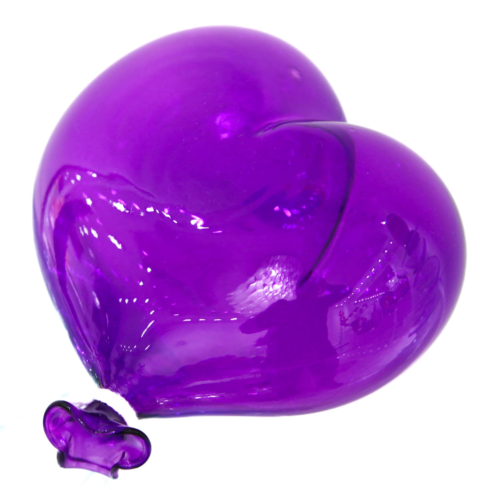 Heart shaped glass balloons - cm 16