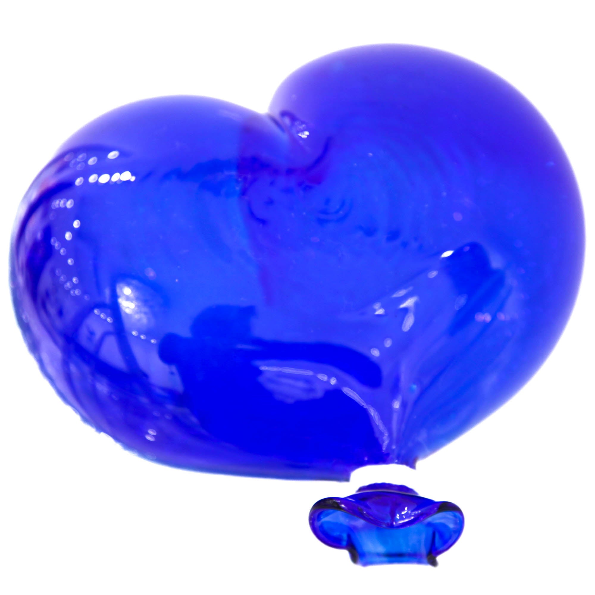 Heart shaped glass balloons - cm 16