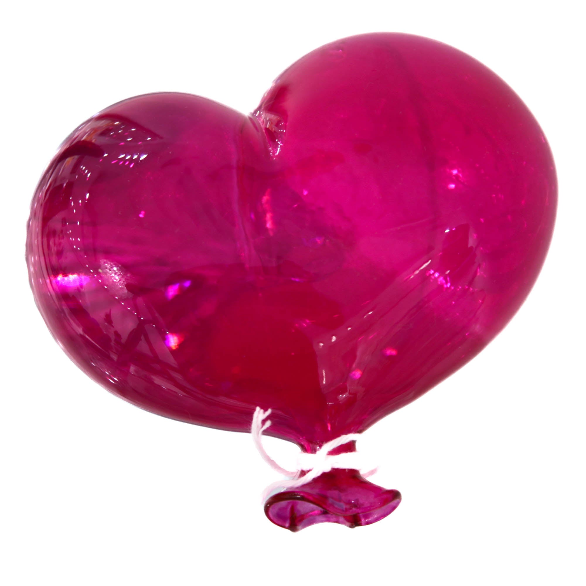 Heart shaped glass balloons - cm 13