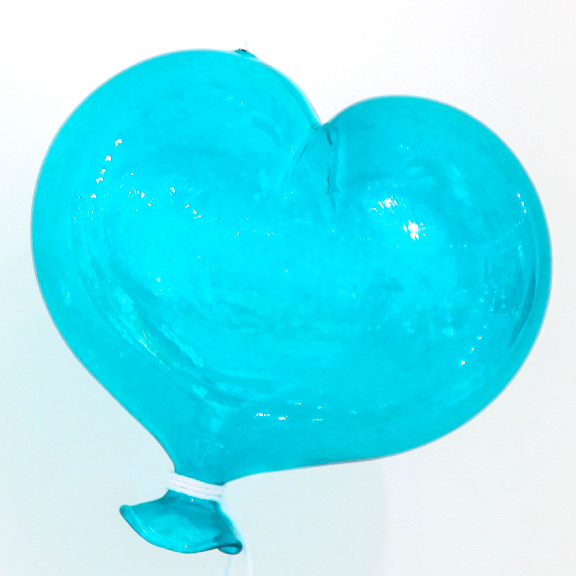 Heart shaped glass balloons - cm 16