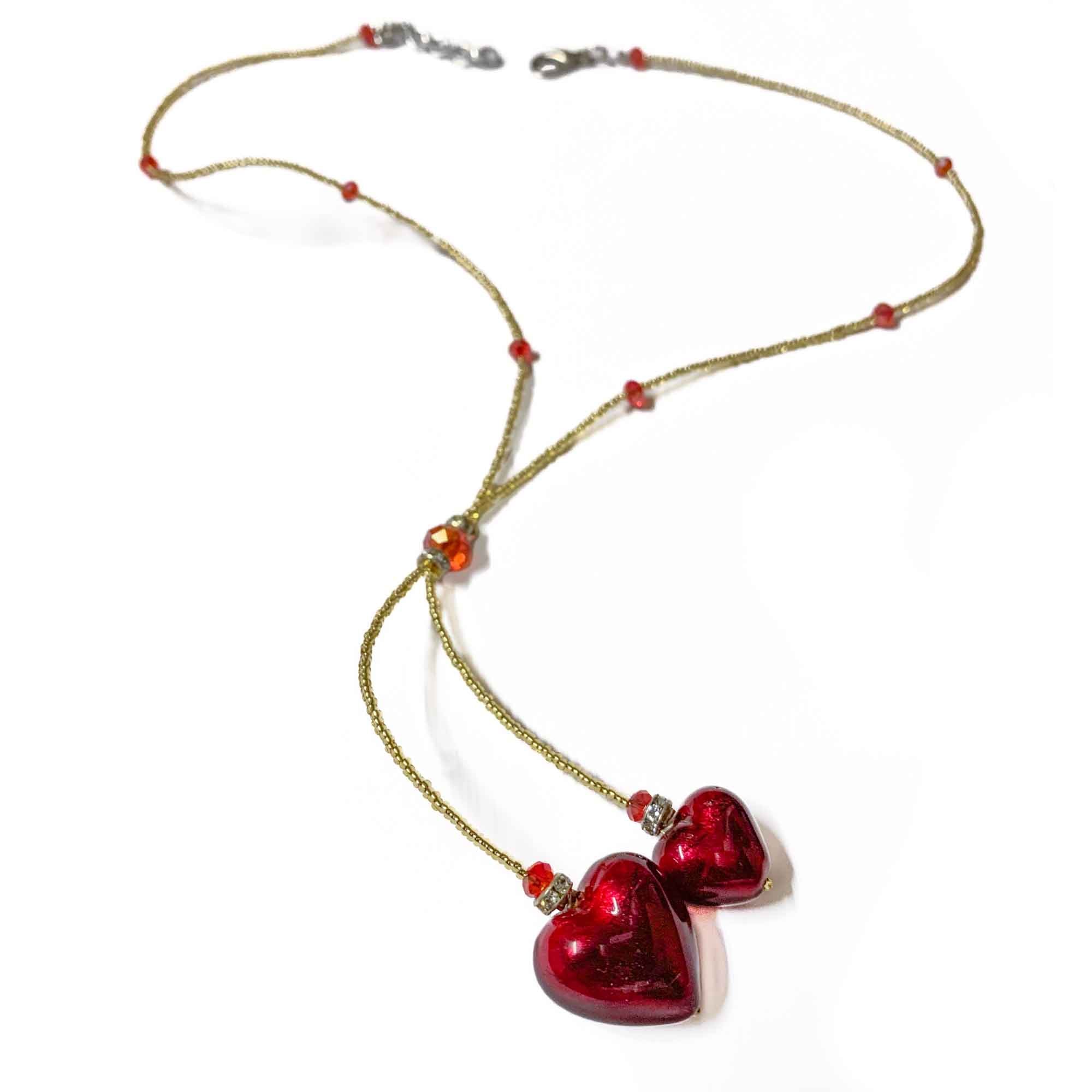 Collana Due Cuori