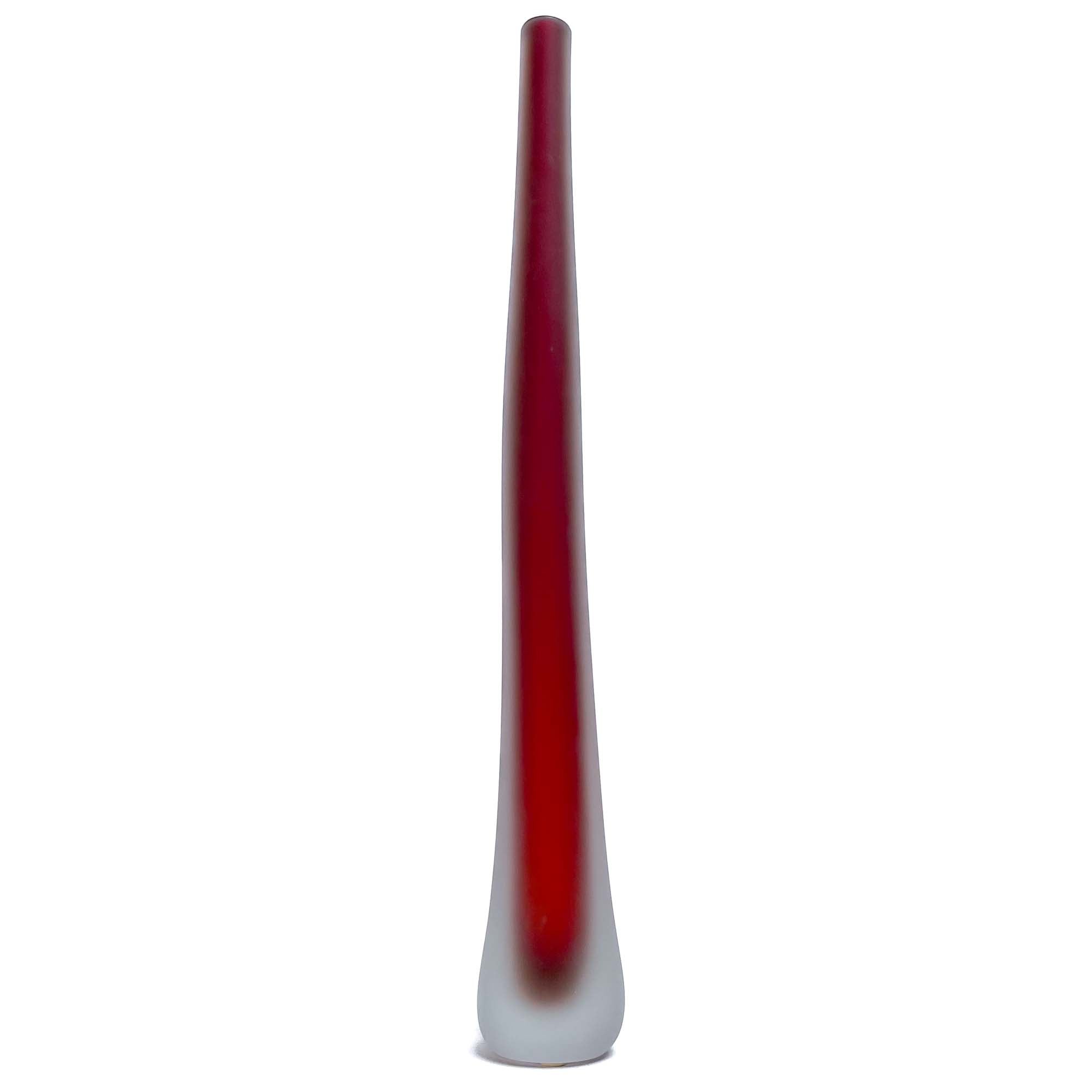 Flauto Vase Satinato - Murano Glass