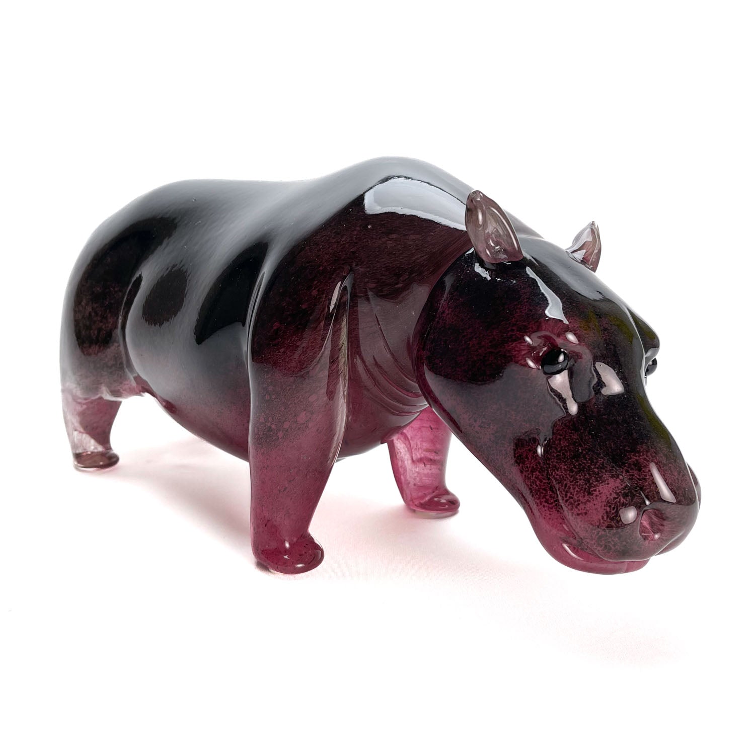 Hippopotamus - Murano glass