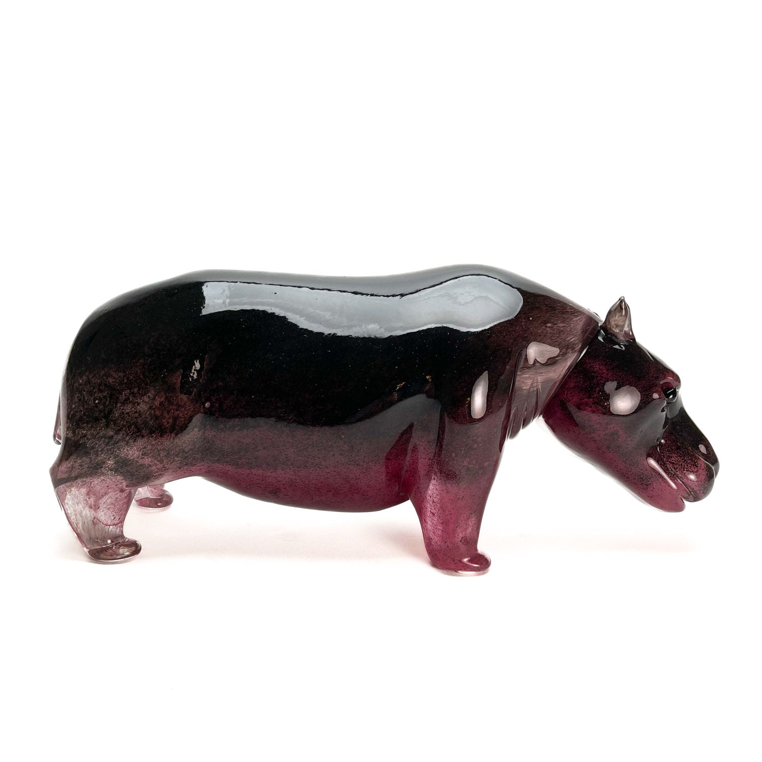 Hippopotamus - Murano glass