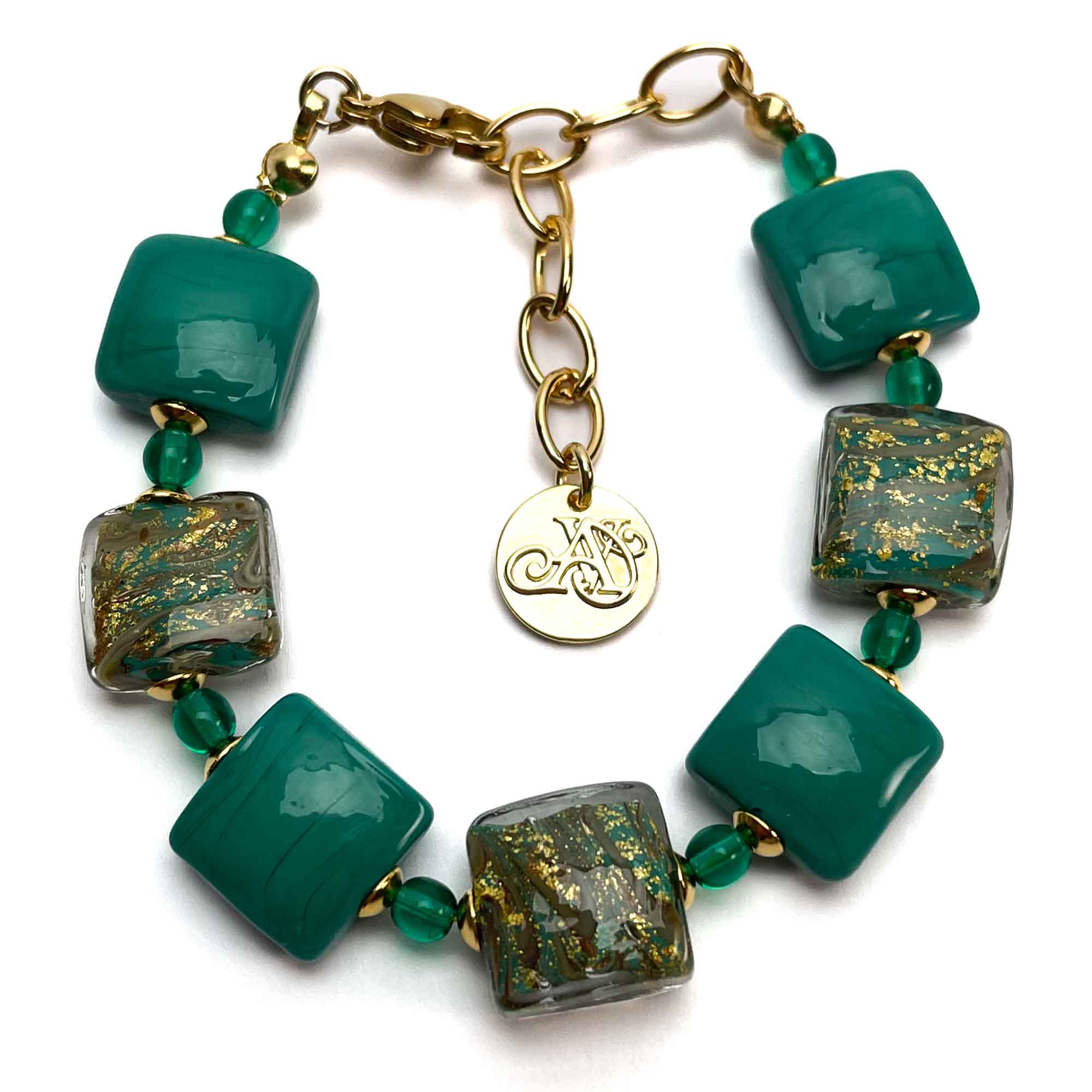 Las Vegas light bracelet -  Murano Glass