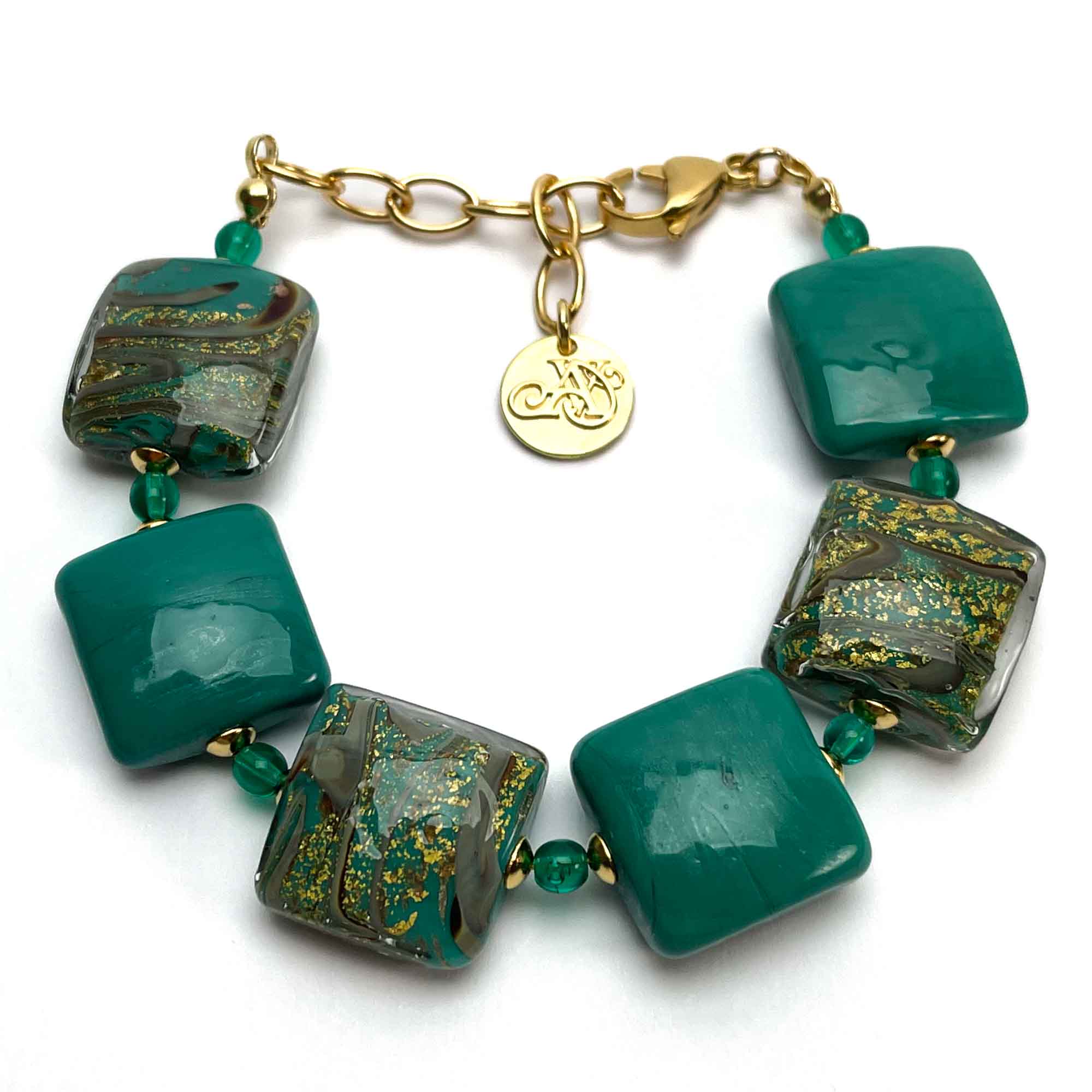 Las Vegas bracelet -  Murano Glass