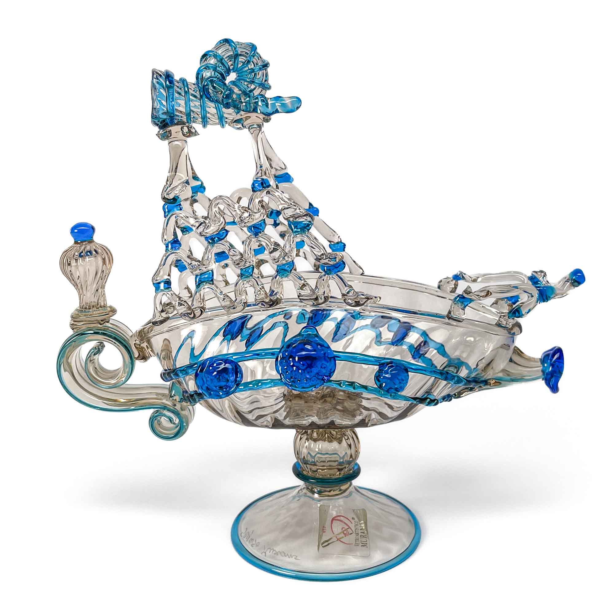 Caravel lamp Murano glass