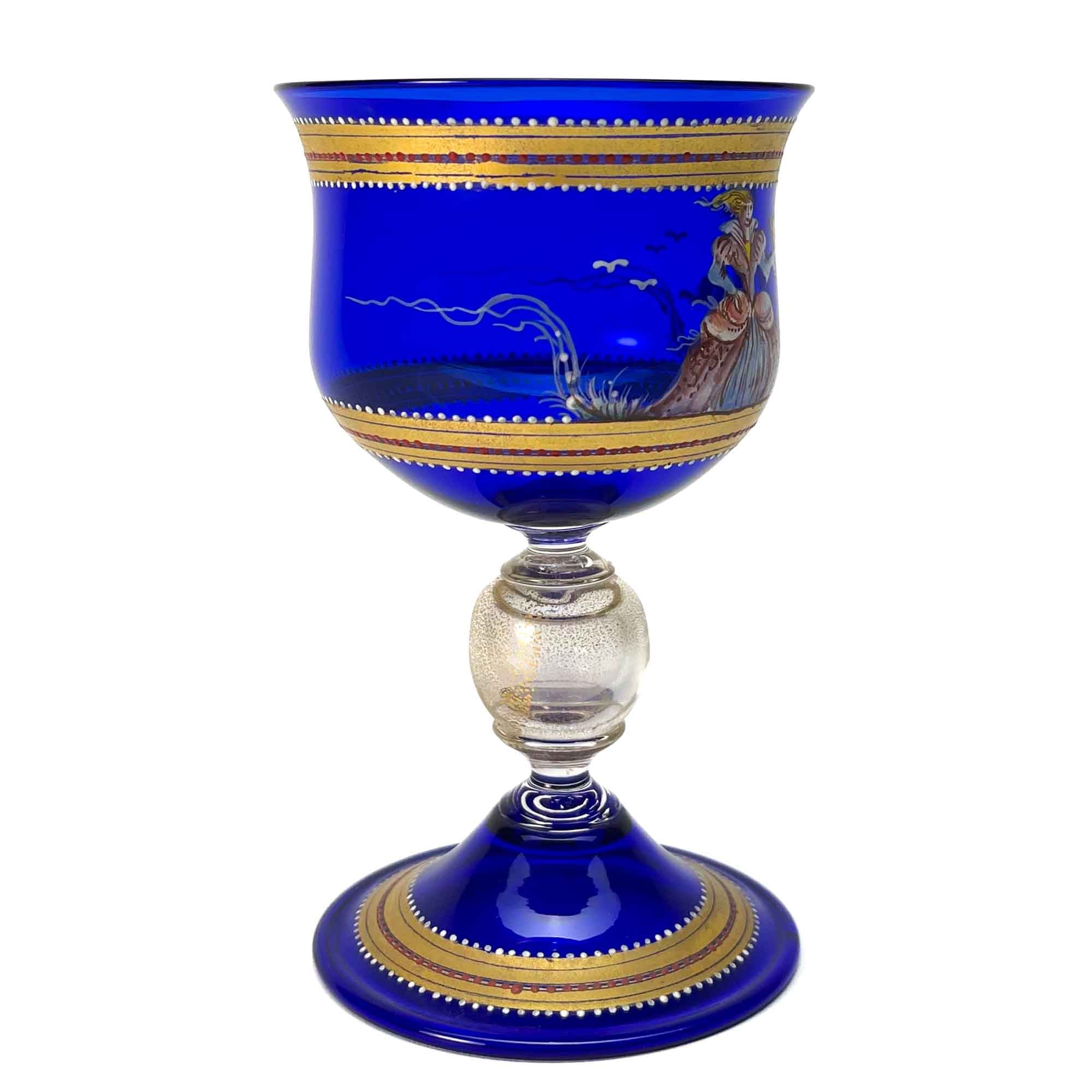 Hand Painted Barovier Cup