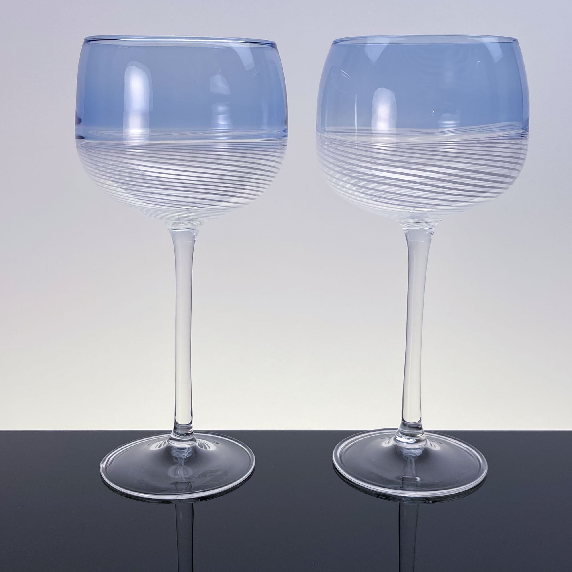 Foscarini wine glasses, set of two - Murano Glass