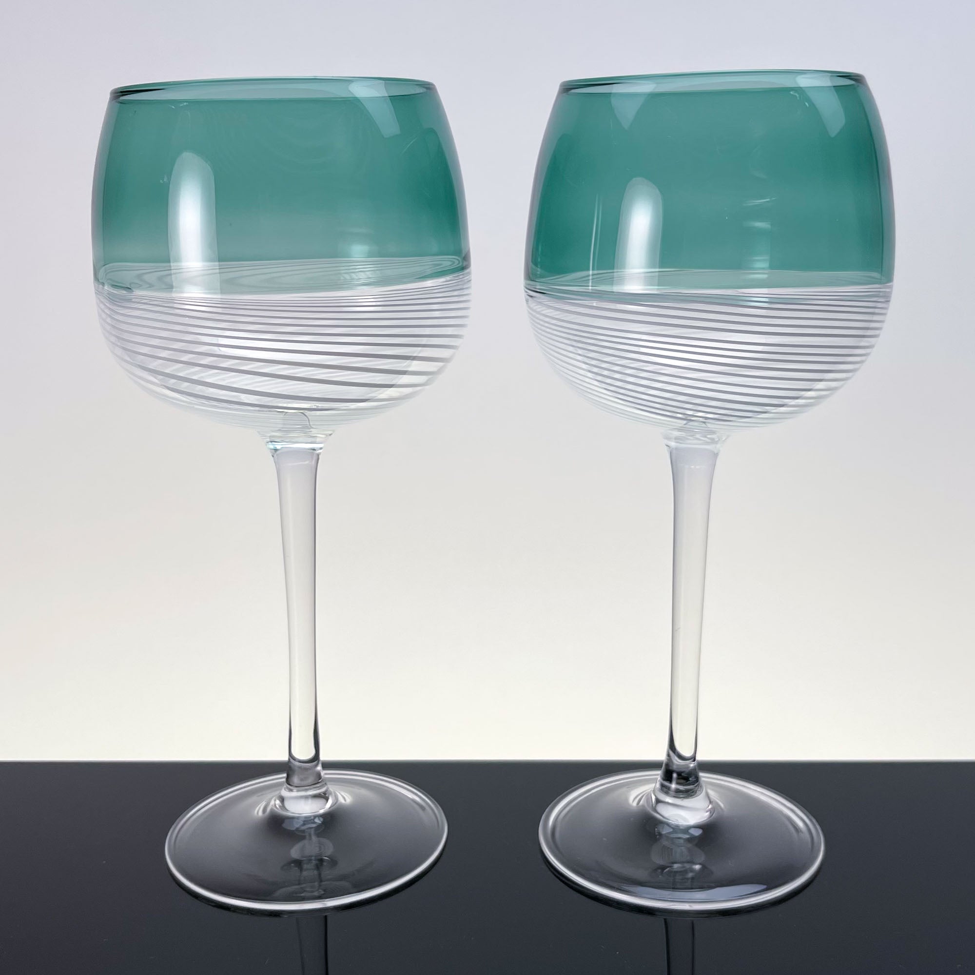 Foscarini wine glasses, set of two - Murano Glass