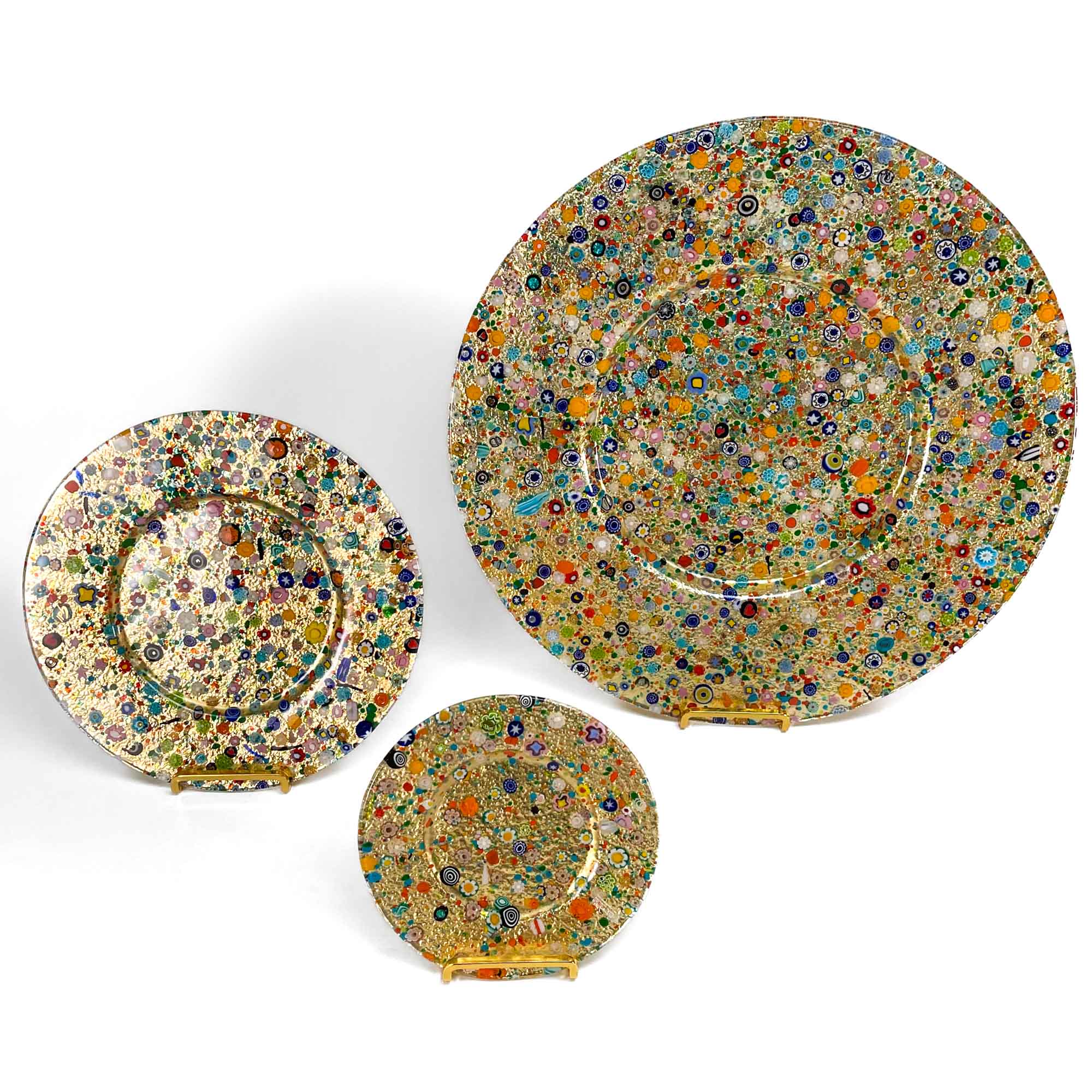 Centrotavola tondo con Murrine - Collezione Vienna