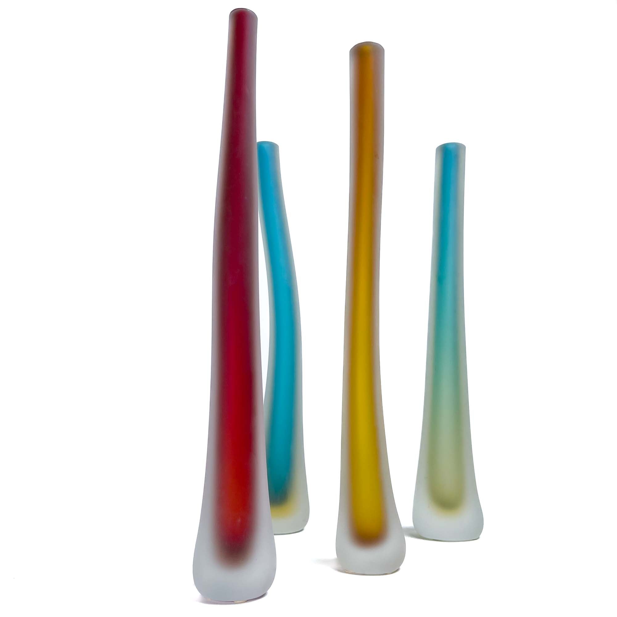 Flauto Vase Satinato - Murano Glass