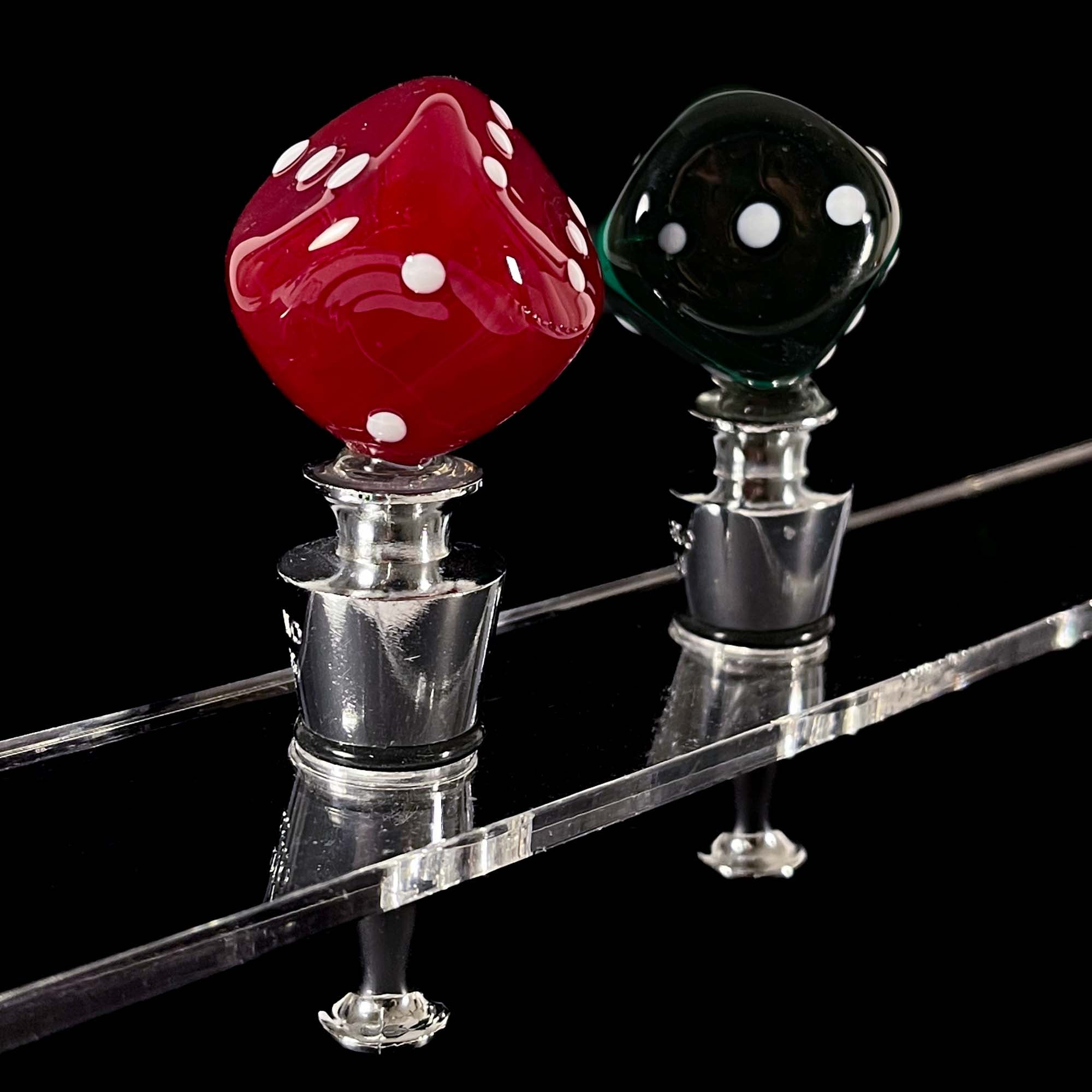 Dice - Bottle Stopper - Murano Glass