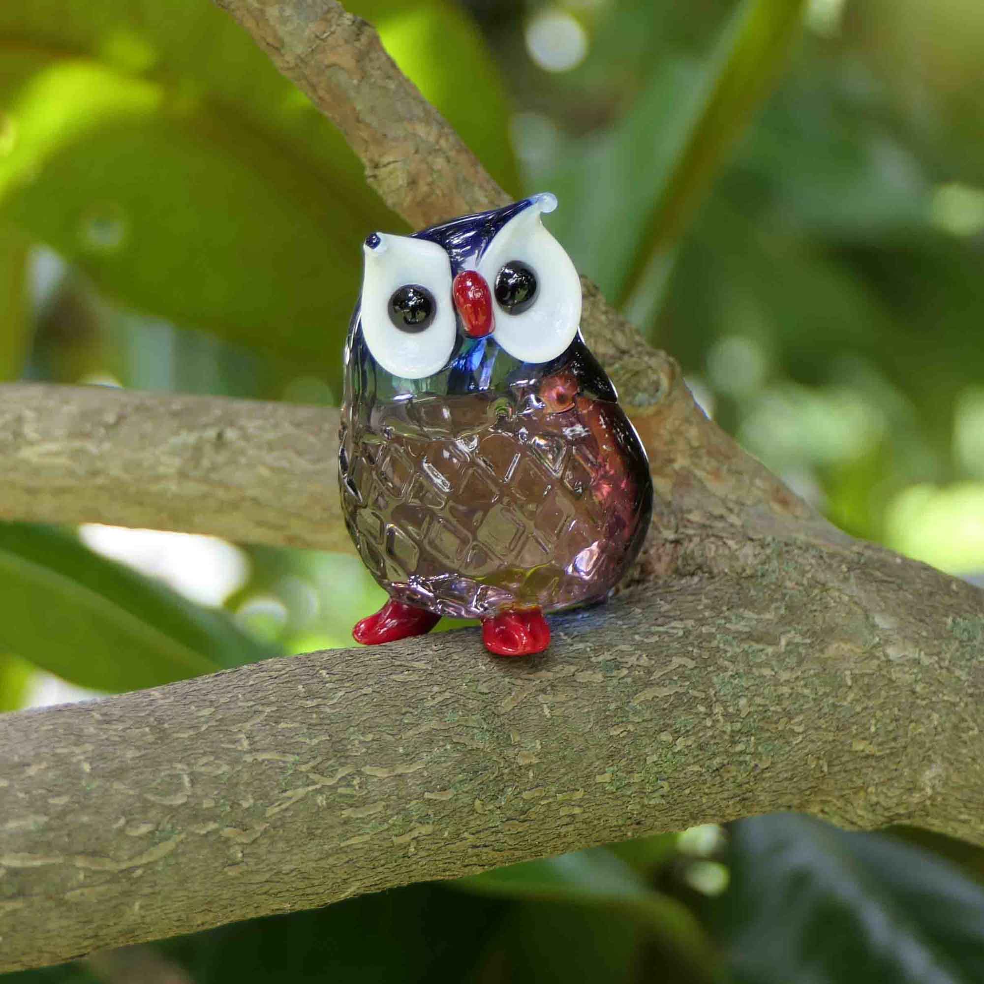 Murano Glass Owl - Small Size