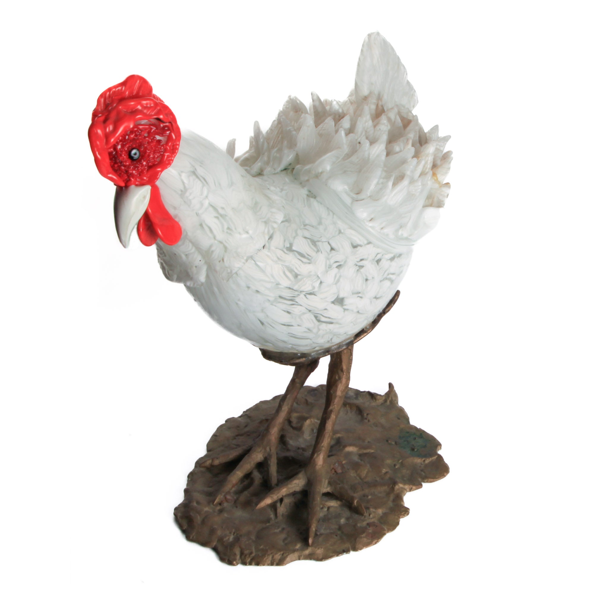 Tony Zuccheri hen - Murano Glass