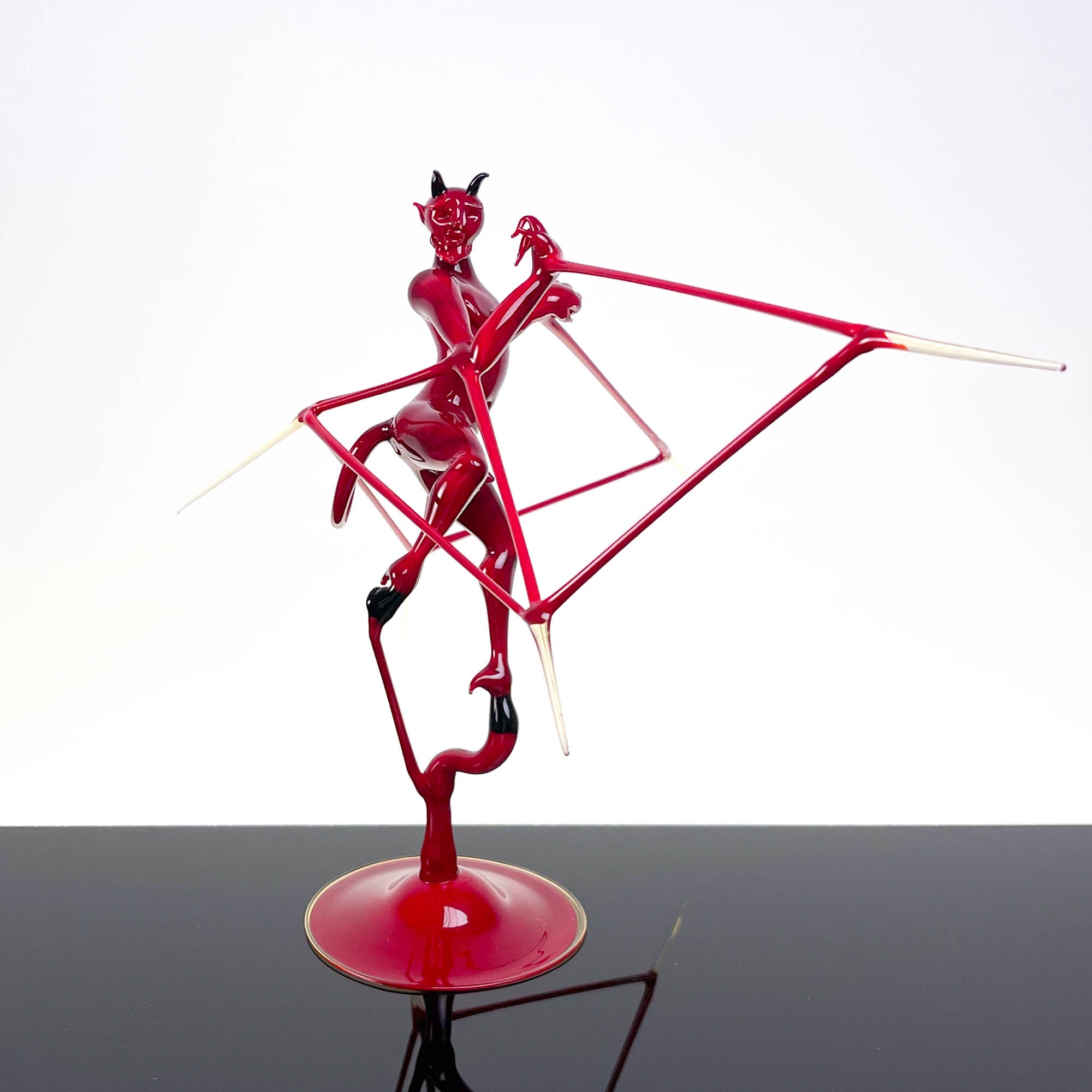 Diable volant rouge - Verre de Murano