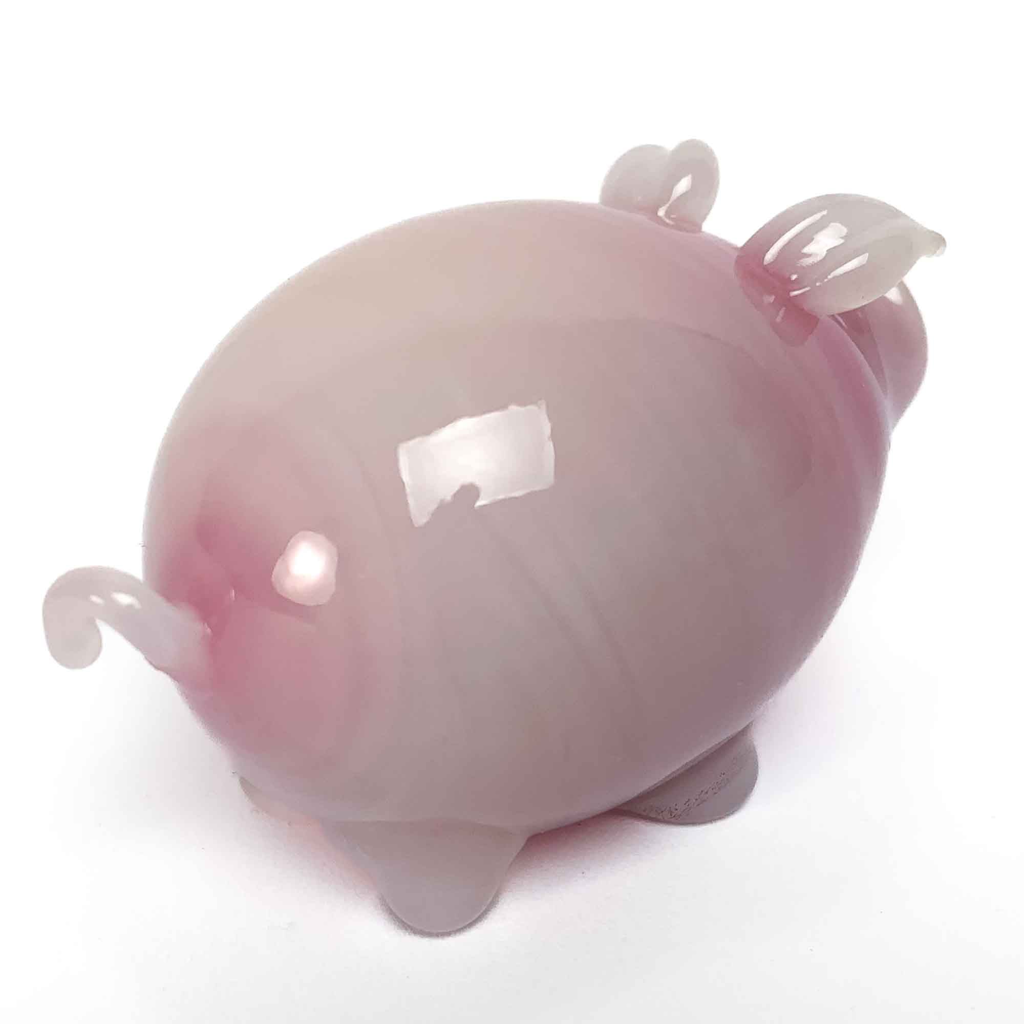 Pig Miniature "Piggley" -  Murano Glass