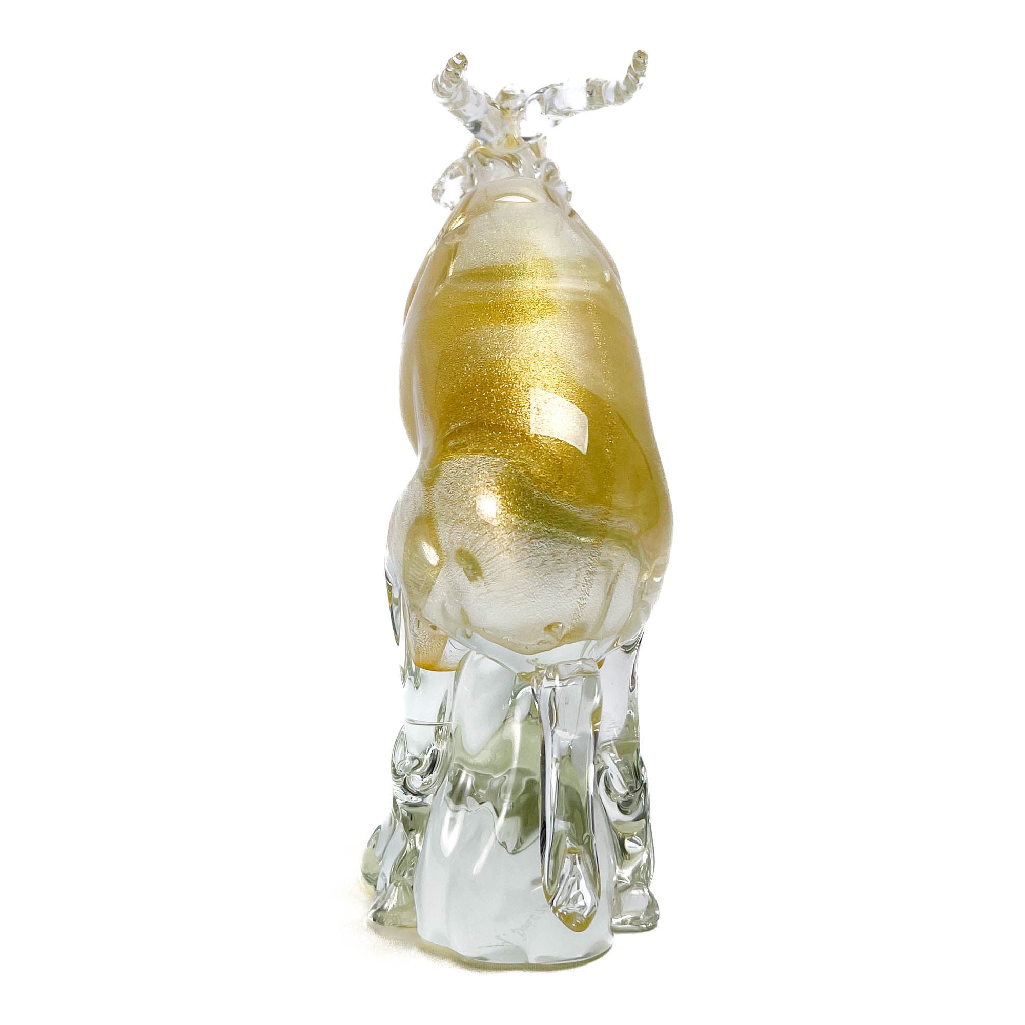 Gold Antelope - Murano Glass