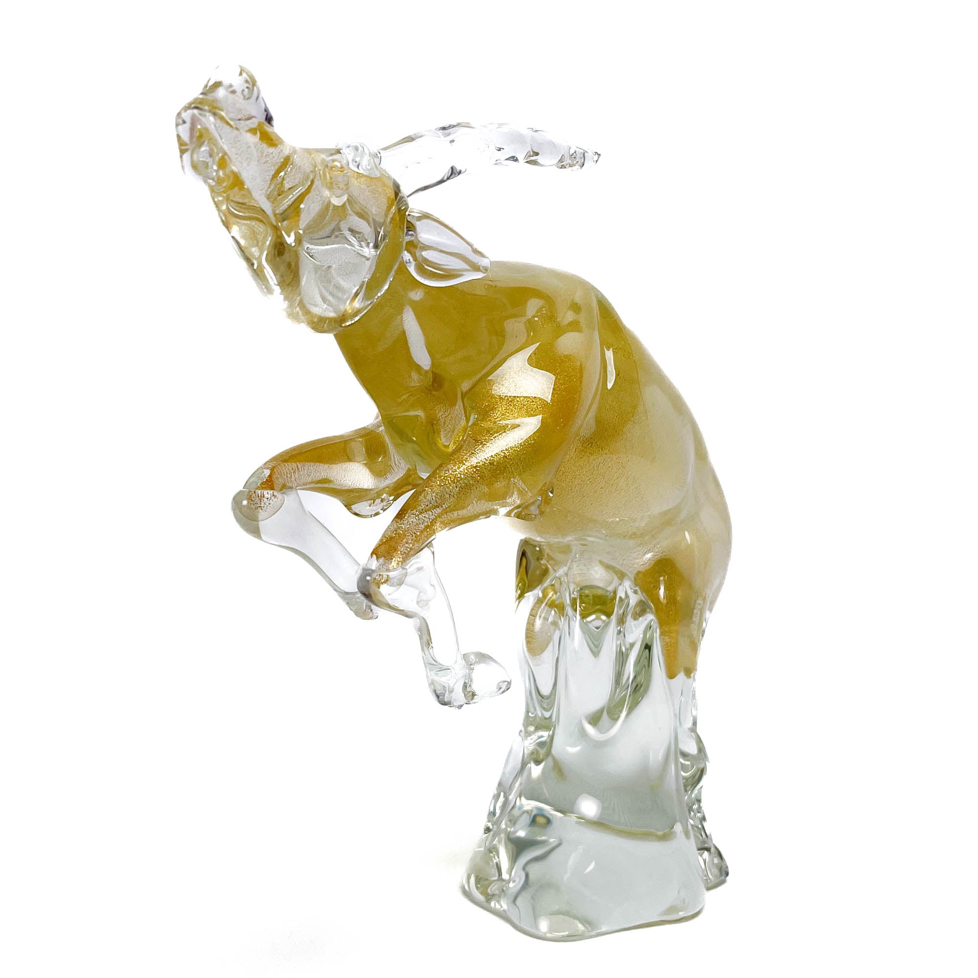 Gold Antelope - Murano Glass