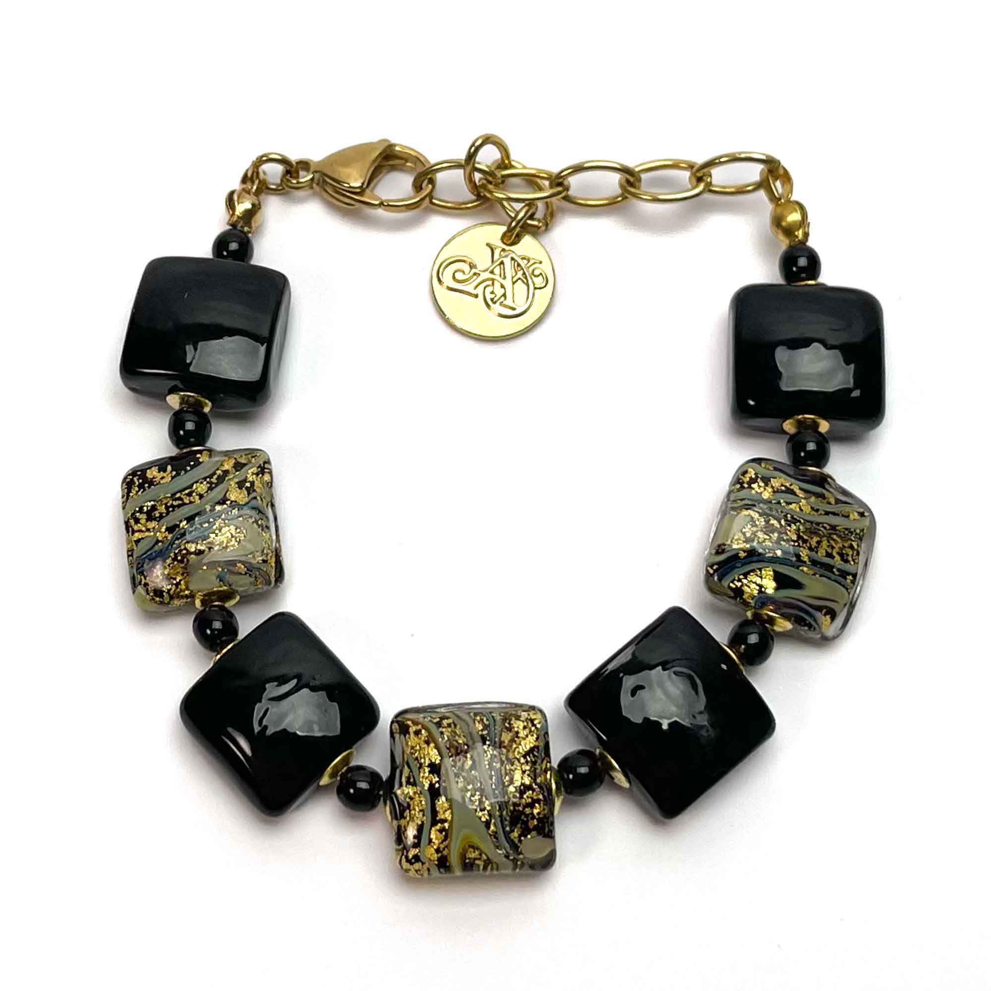 Las Vegas light bracelet -  Murano Glass