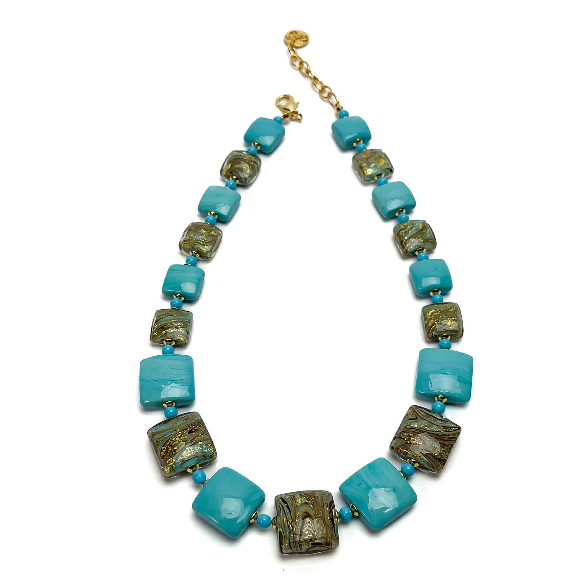 Las Vegas Short Necklace -  Murano Glass