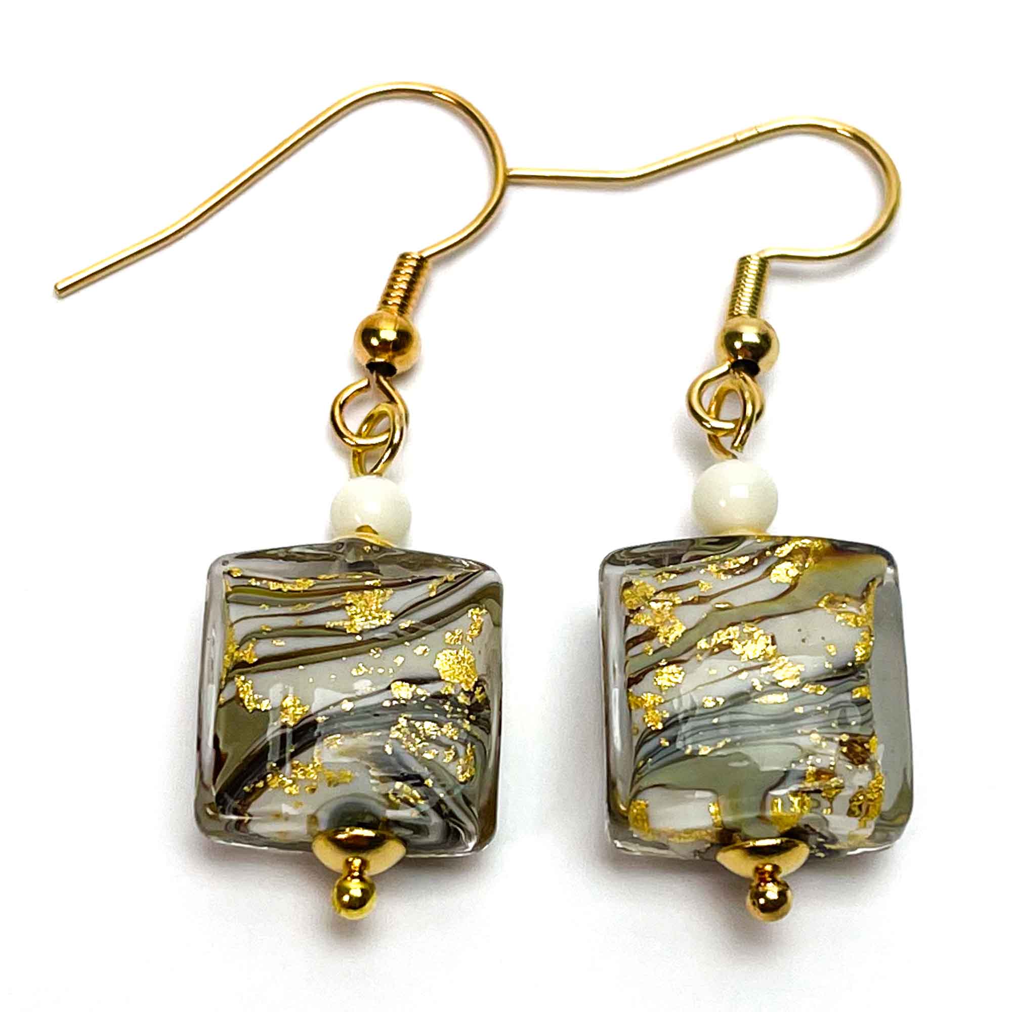 Las Vegas Small Earrings -  Murano Glass