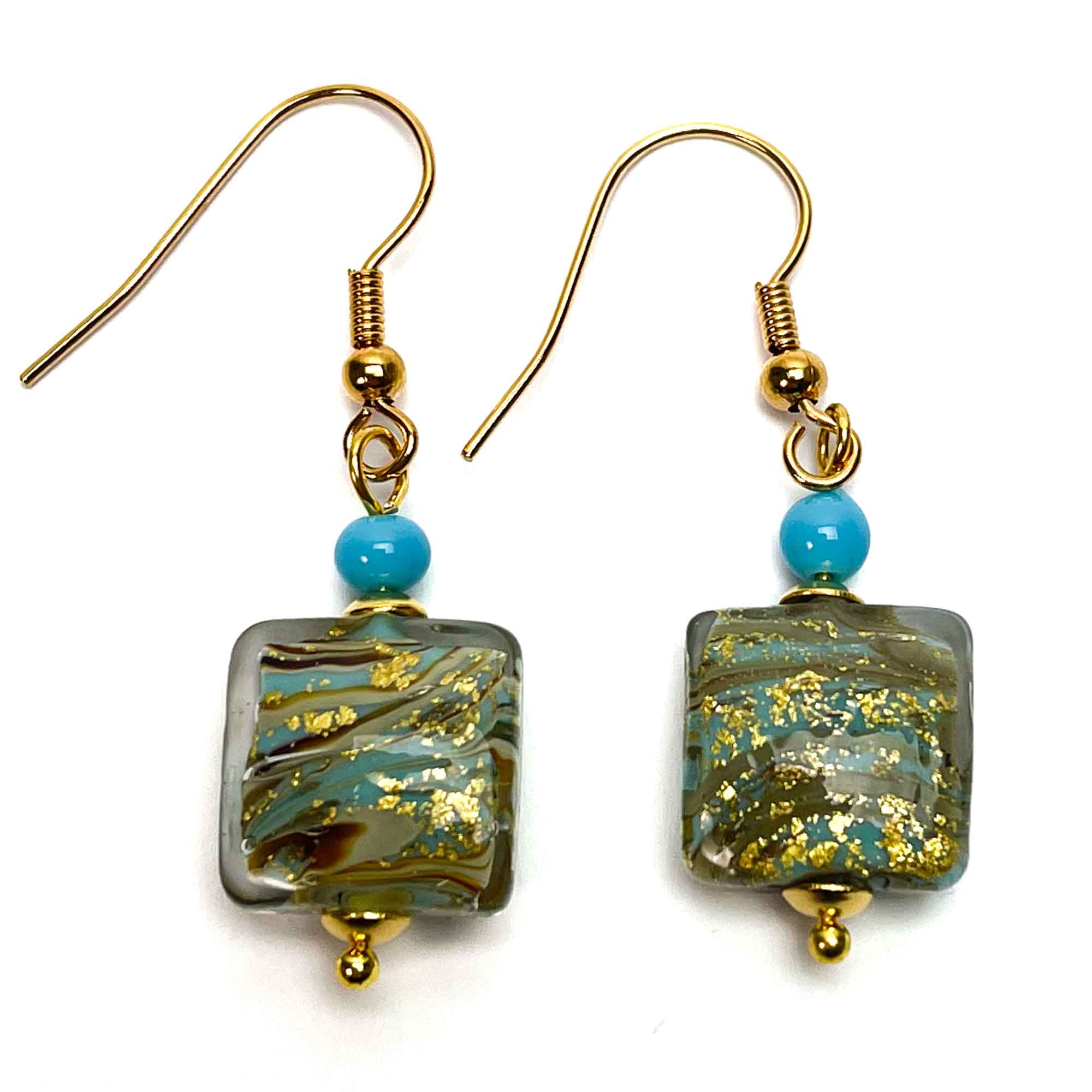 Las Vegas Small Earrings -  Murano Glass