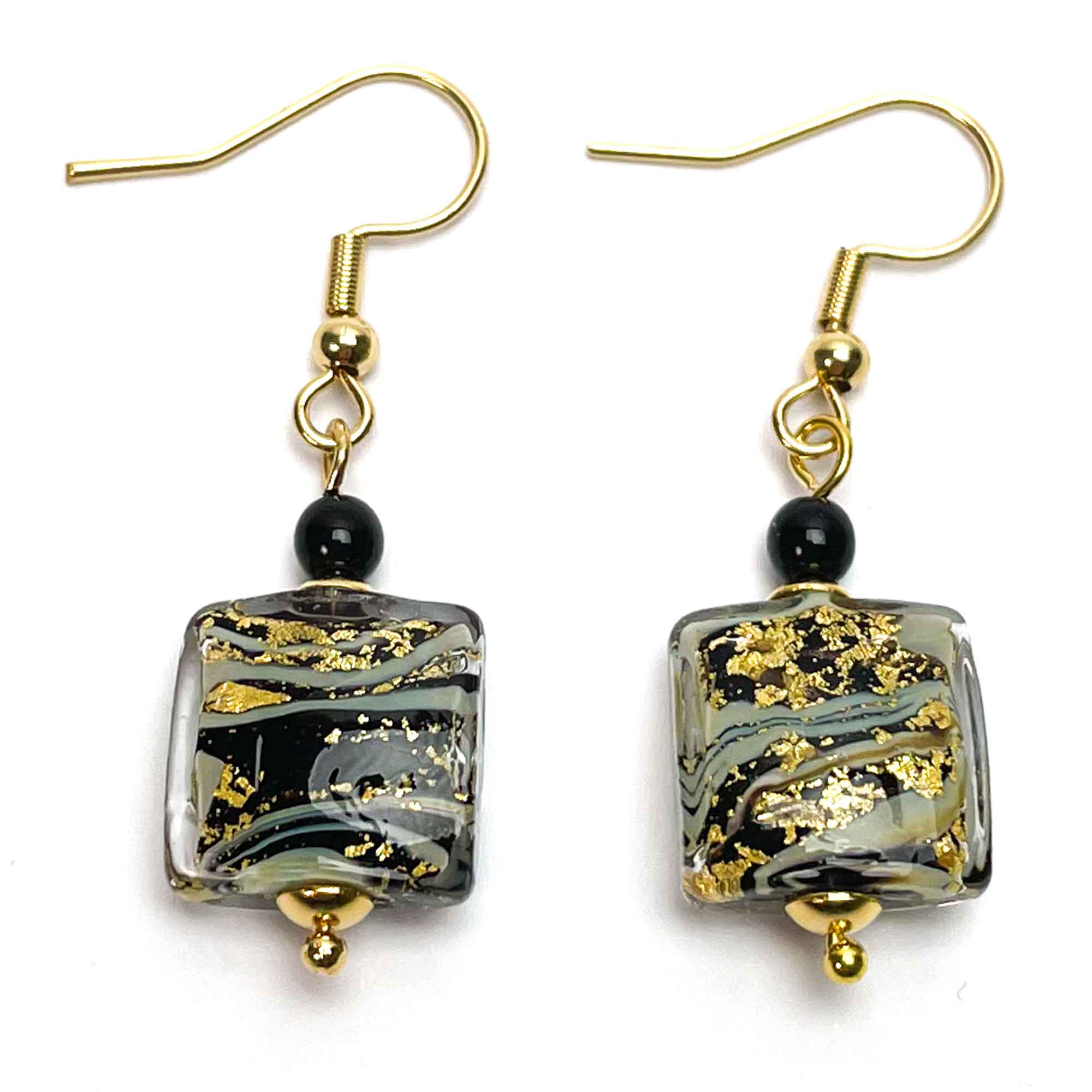 Las Vegas Small Earrings -  Murano Glass