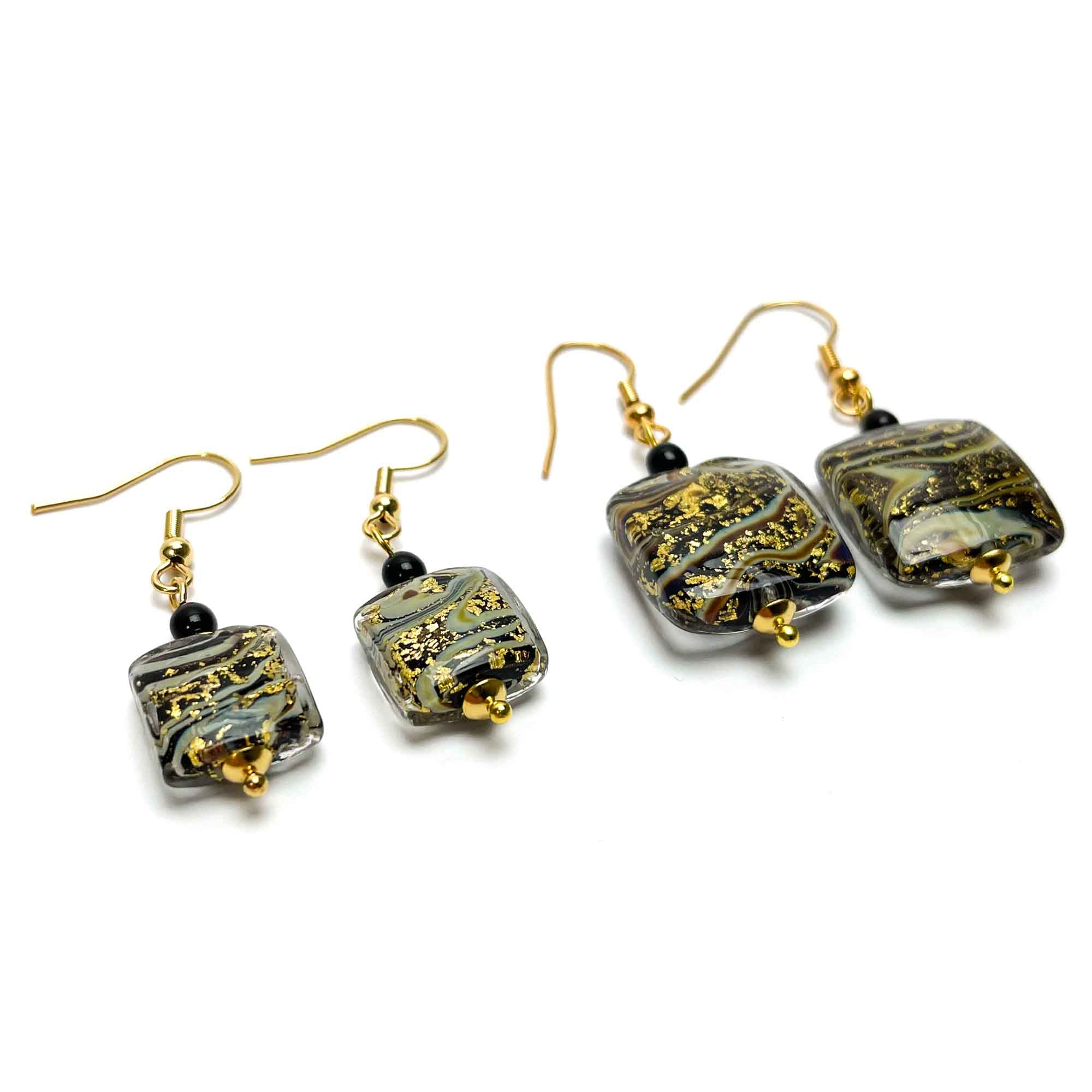 Las Vegas Small Earrings -  Murano Glass