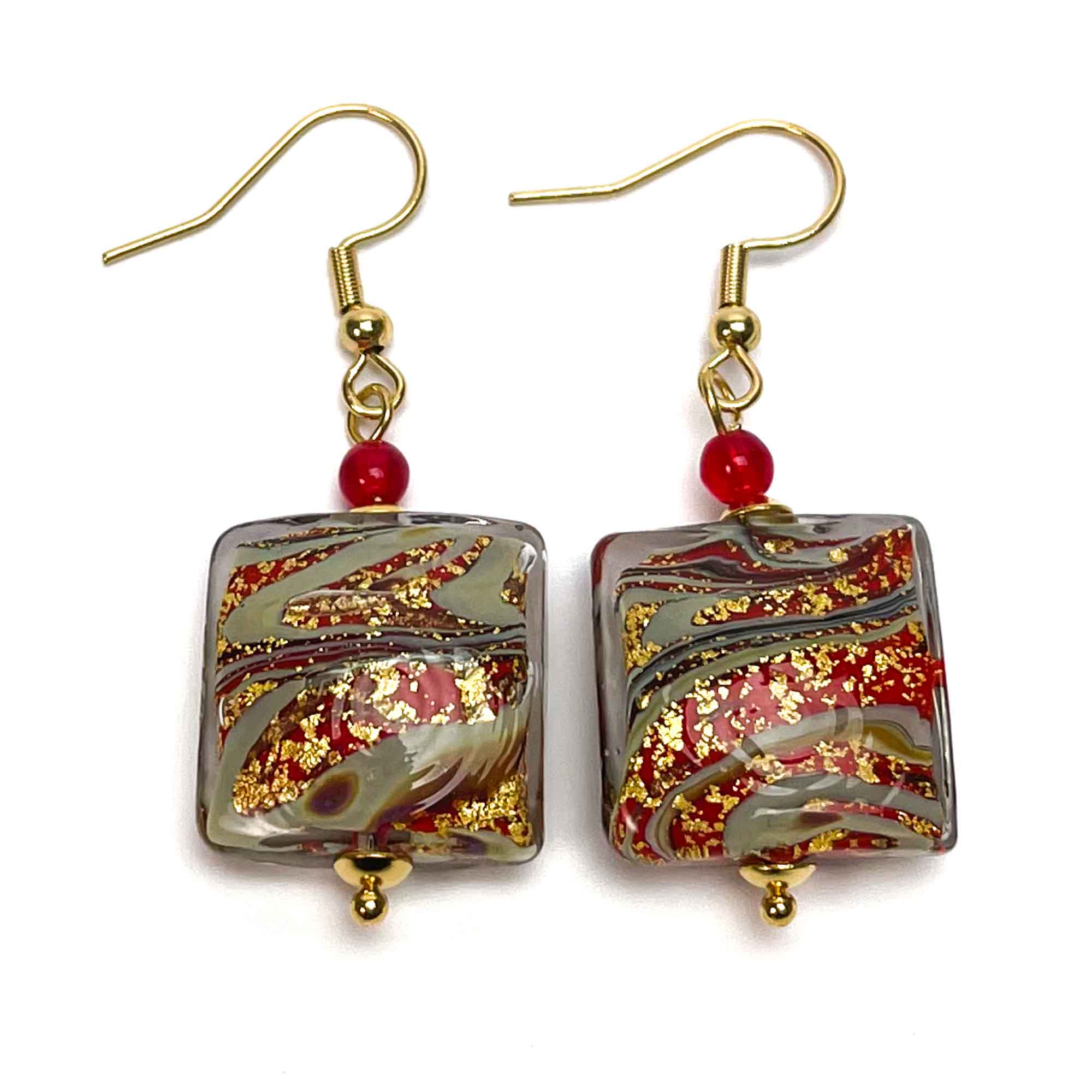 Boucles d'oreilles Las Vegas - Verre de Murano