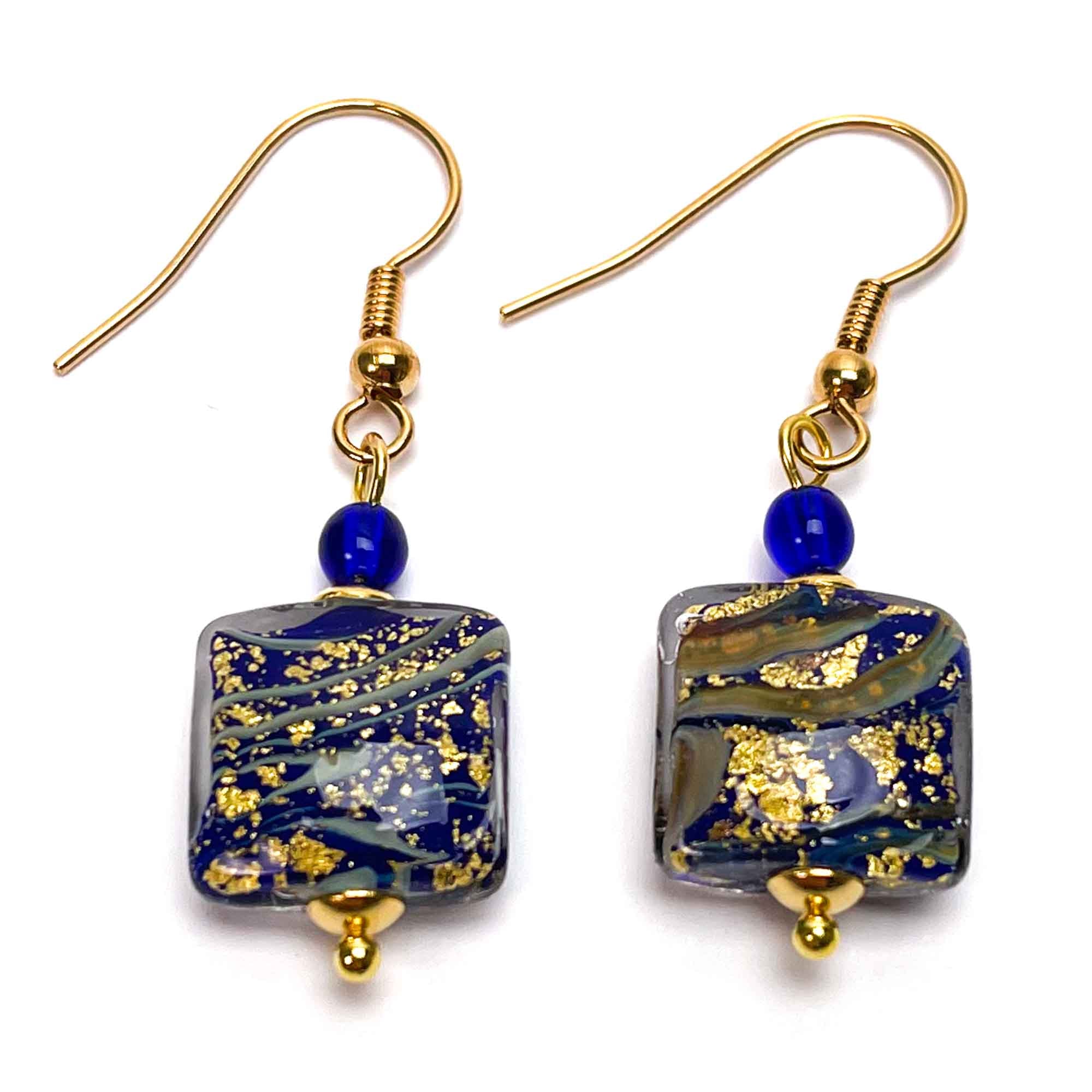 Las Vegas Small Earrings -  Murano Glass