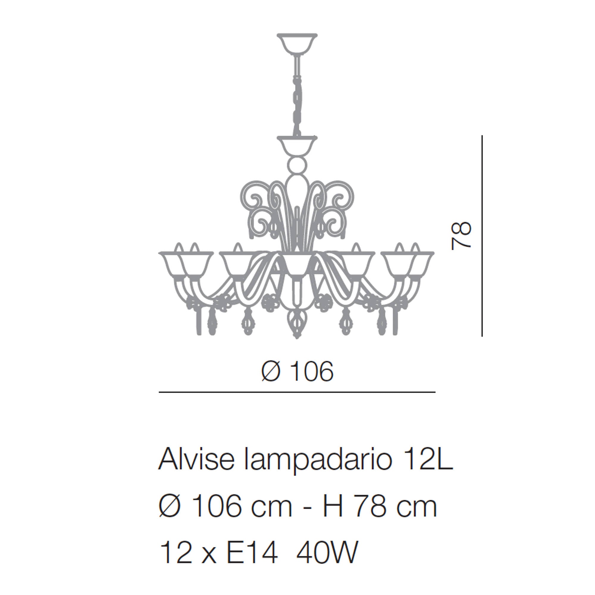 Chandelier - Made in Italy