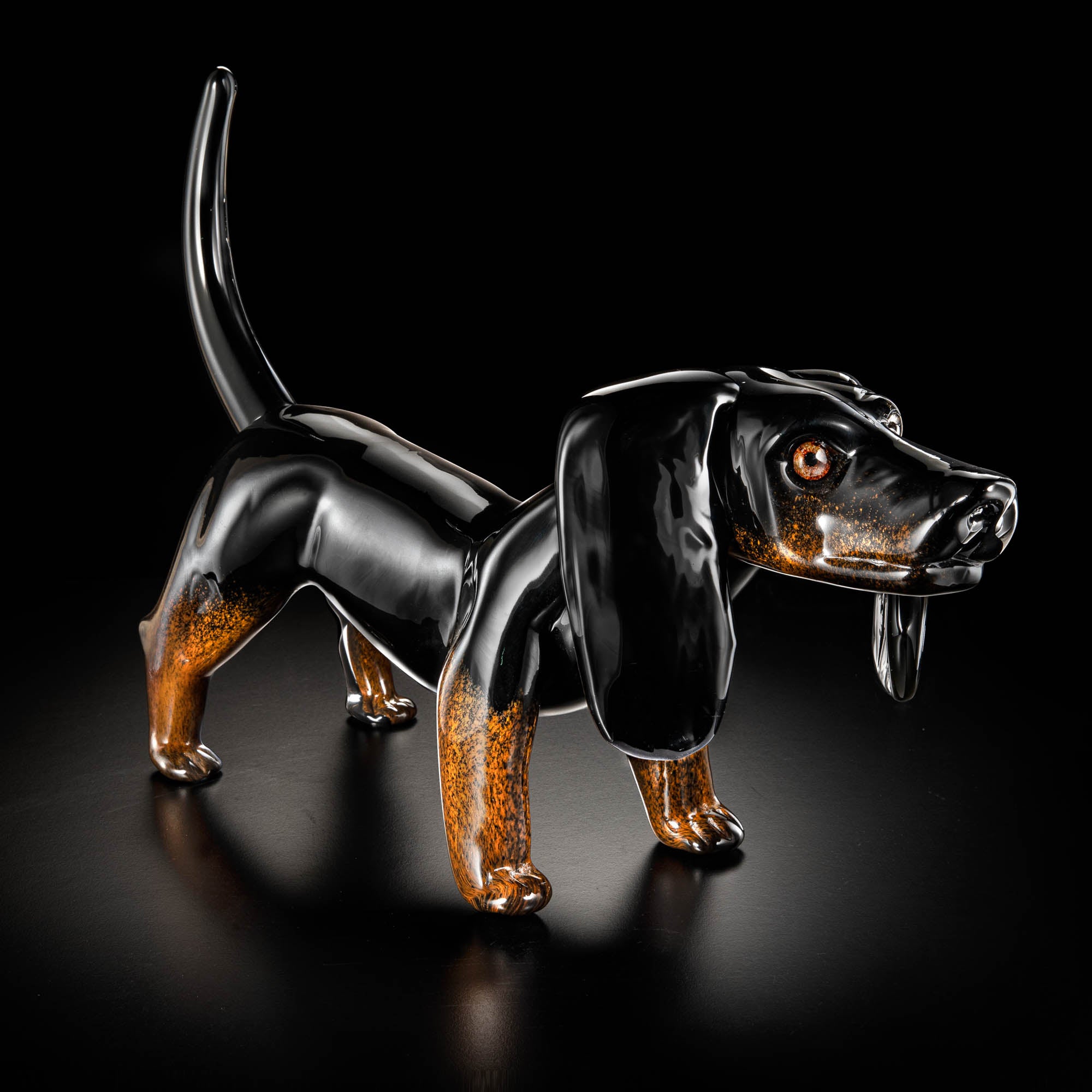 Dachshund dog - Murano Glass