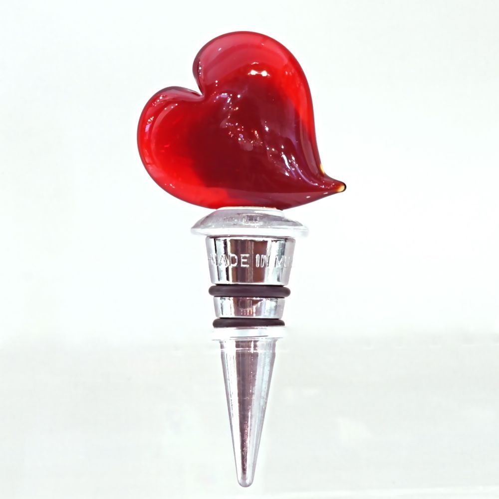 Heart-shaped Glass Stopper