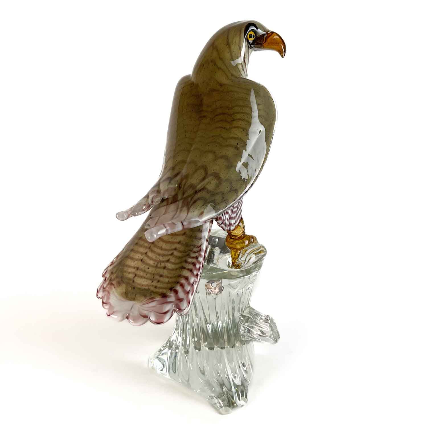 Hawk - Murano Glass