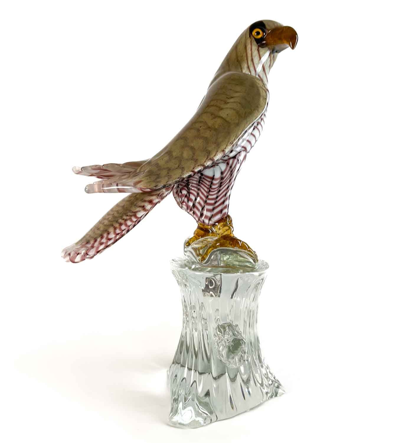 Hawk - Murano Glass